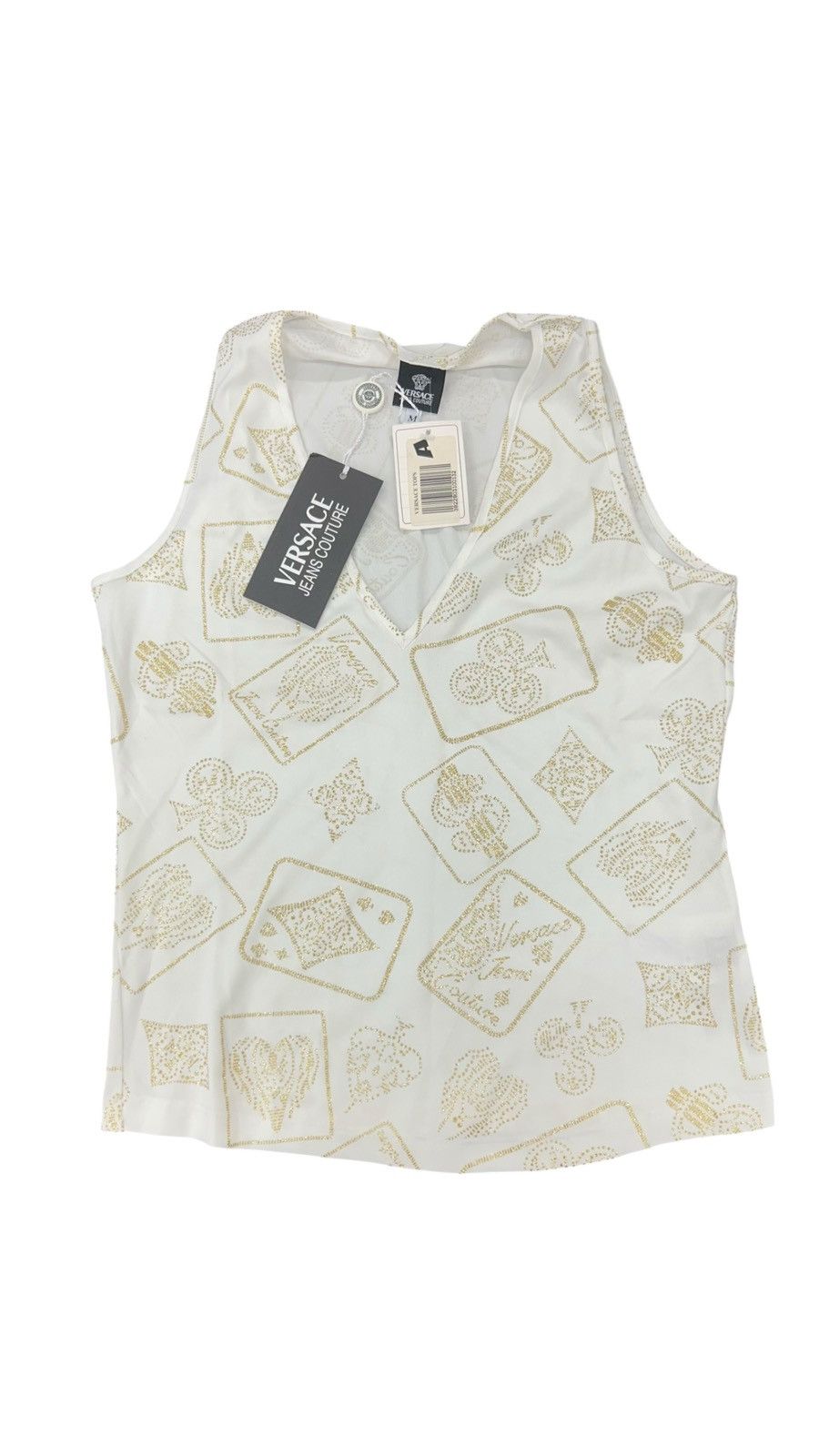 Versace BNWT Versace Jeans Monogram Playing Card Print Tank Top Size M / US 6-8 / IT 42-44 - 6 Thumbnail