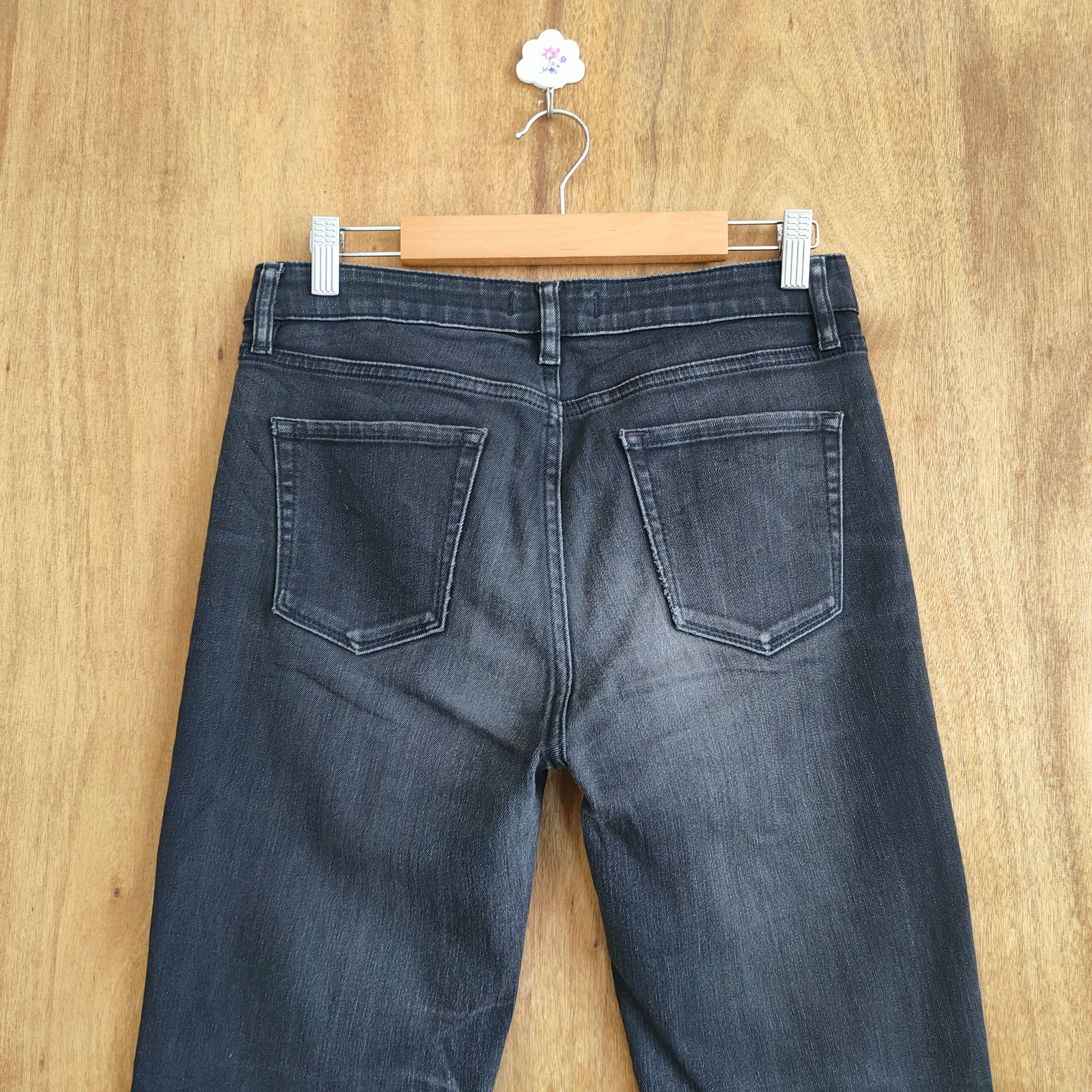 Japanese Brand VINTAGE JAPANESE BRAND BLACK JEAN DENIM PANTS Size US 28 / EU 44 - 8 Thumbnail