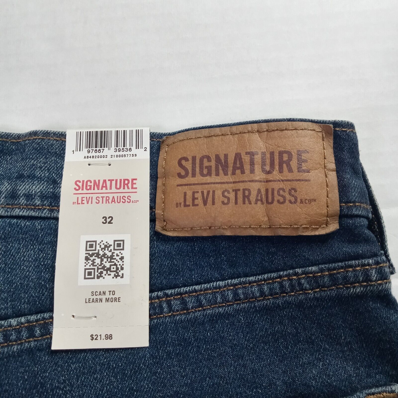 Levi's Levi Strauss Signature Jean Shorts Mens Size 32 Blue Classic Size US 32 / EU 48 - 7 Thumbnail