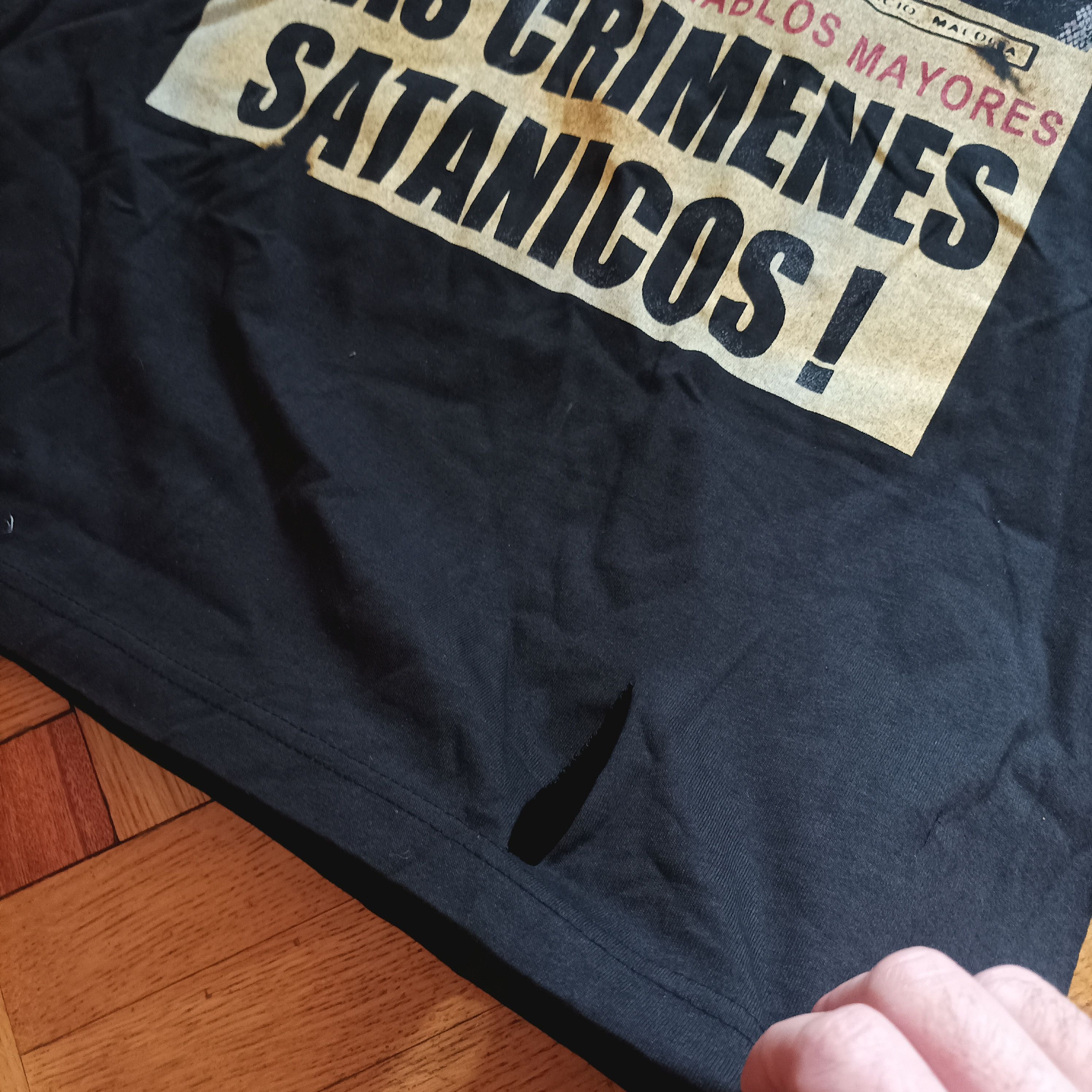 Vintage Mortiis 04 Official Mugshot crimines Size US XL / EU 56 / 4 - 4 Thumbnail