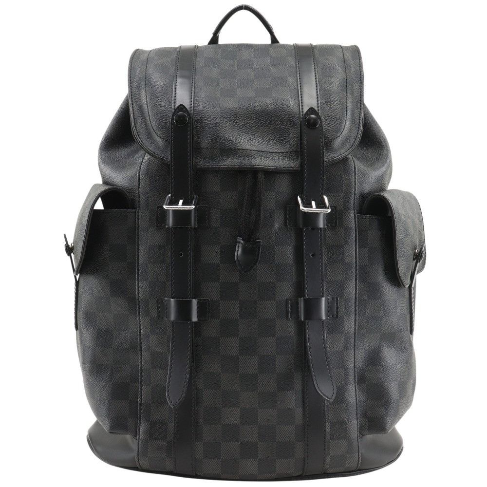 Louis Vuitton Louis Vuitton Louis Vuitton Christopher PM Damier Graphite Backpack Textile Backpack N41379 DUTY FREE for USA Size ONE SIZE - 1 Thumbnail
