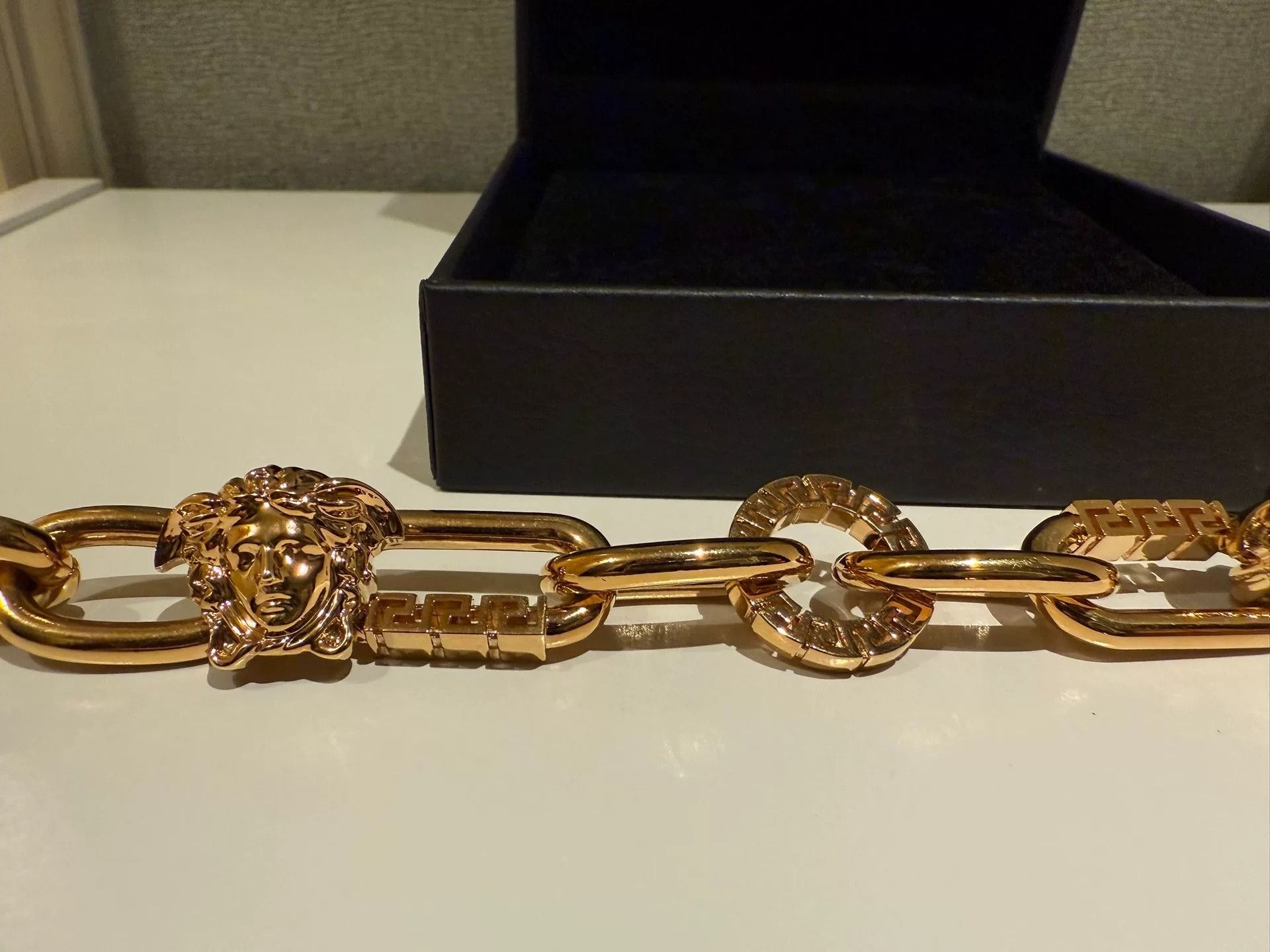 Versace Versace Gold-Plated Medusa Bracelet Size ONE SIZE - 9 Thumbnail