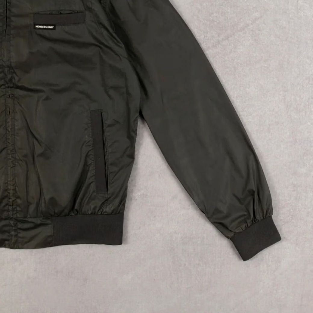 Members Only VINTAGE Members Only Bomber Jacket Utility Mens Small Charcoal Grey Old School 90s? Size US S / EU 44-46 / 1 - 6 Thumbnail