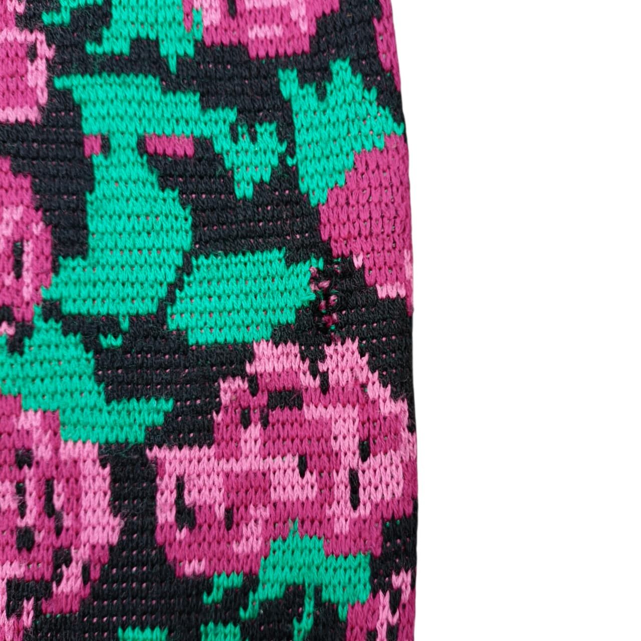 Yves Saint Laurent 80's Yvest Saint Laurent Tricots Knitted Floral Dress Size M / US 6-8 / IT 42-44 - 6 Thumbnail