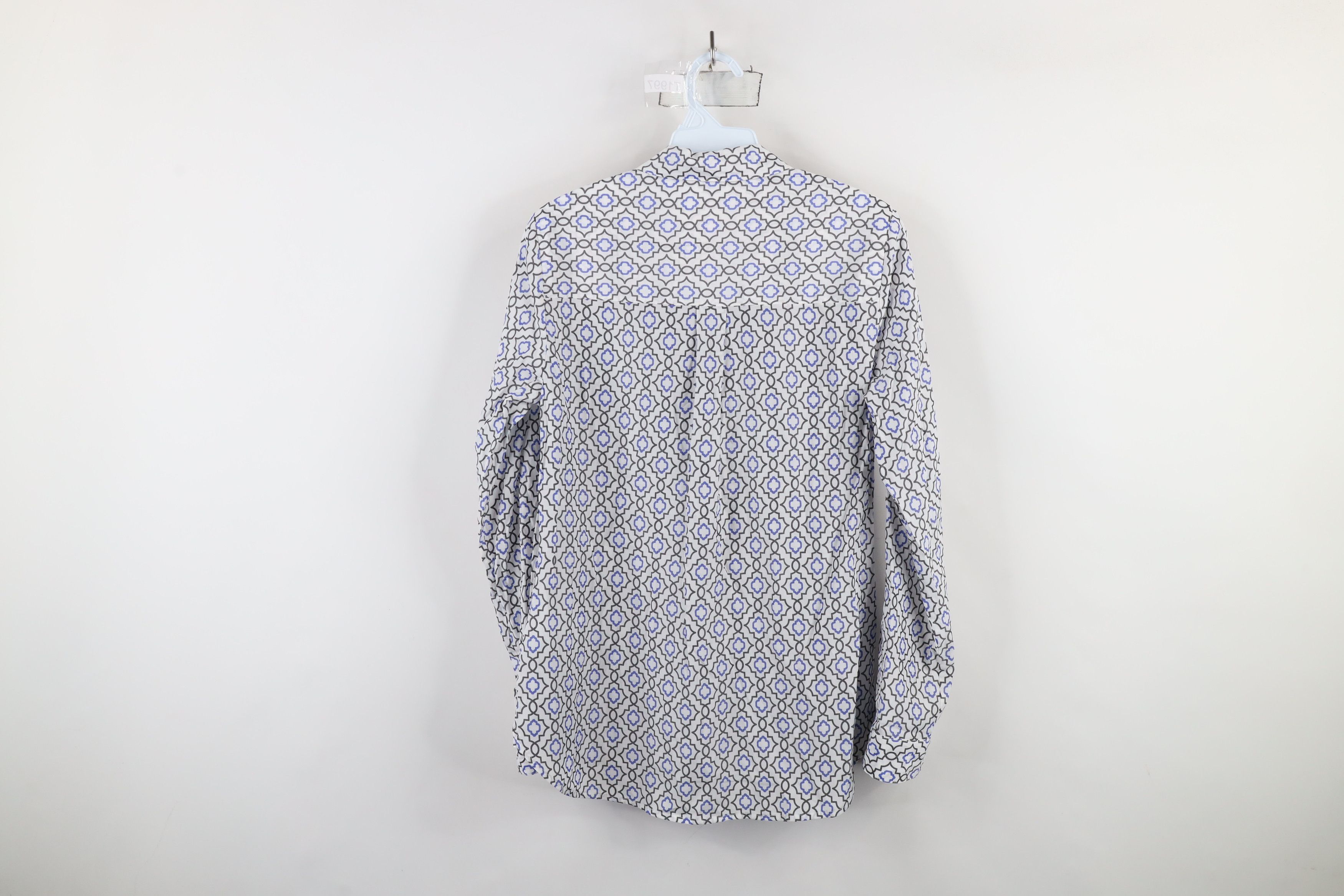 Express × Vintage New Express The City Long Sleeve Collared Button Shirt Size XS / US 0-2 / IT 36-38 - 9 Thumbnail