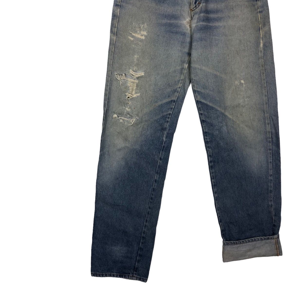 Japanese Brand 🔥90’s VINTAGE ACID WASH DENIM JEANS GOOSE & GENDER JAPAN Size US 32 / EU 48 - 10 Thumbnail