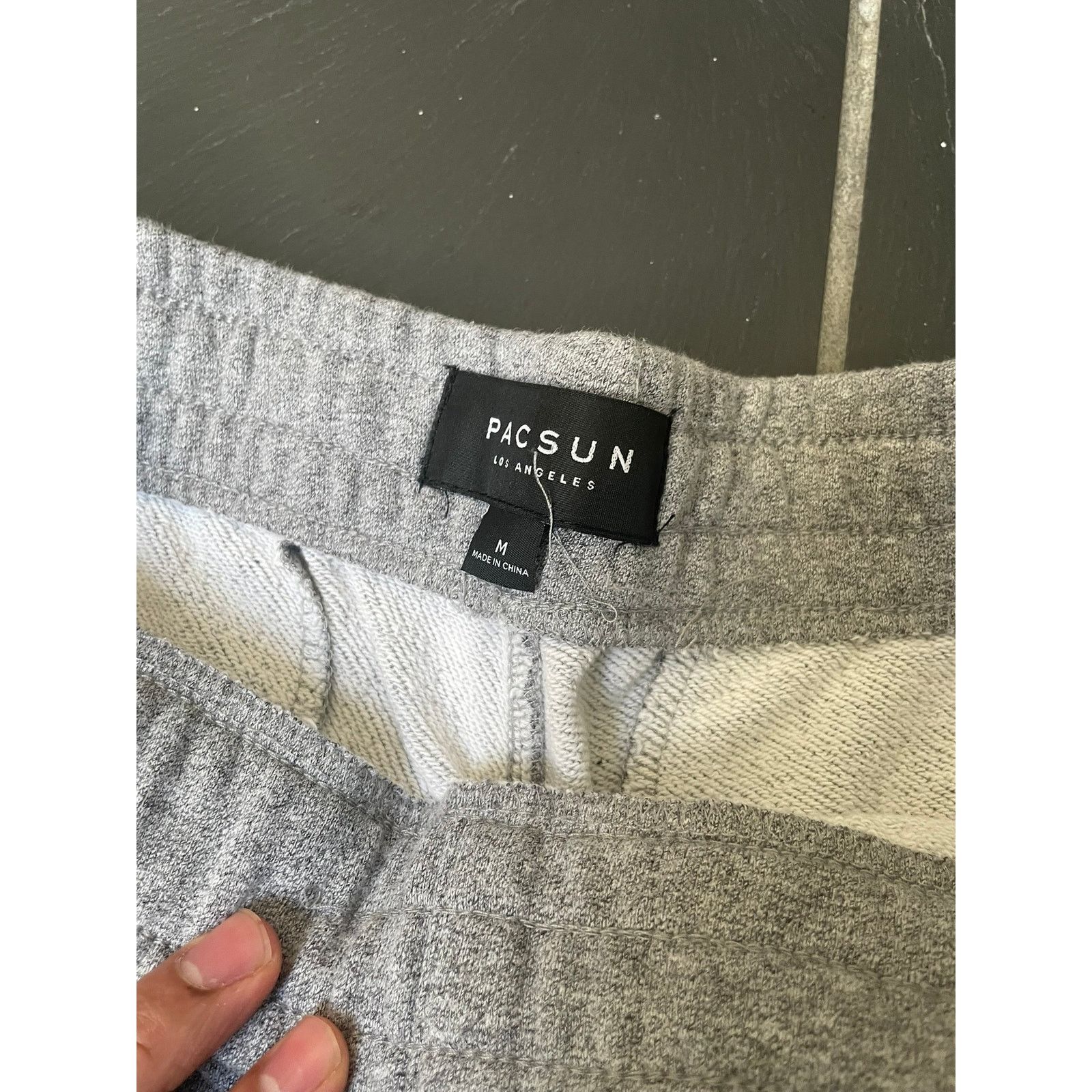 Pacsun Grey Pac Sun Zipper Sweatpants Fear of God Essentials Size US 32 / EU 48 - 3 Thumbnail