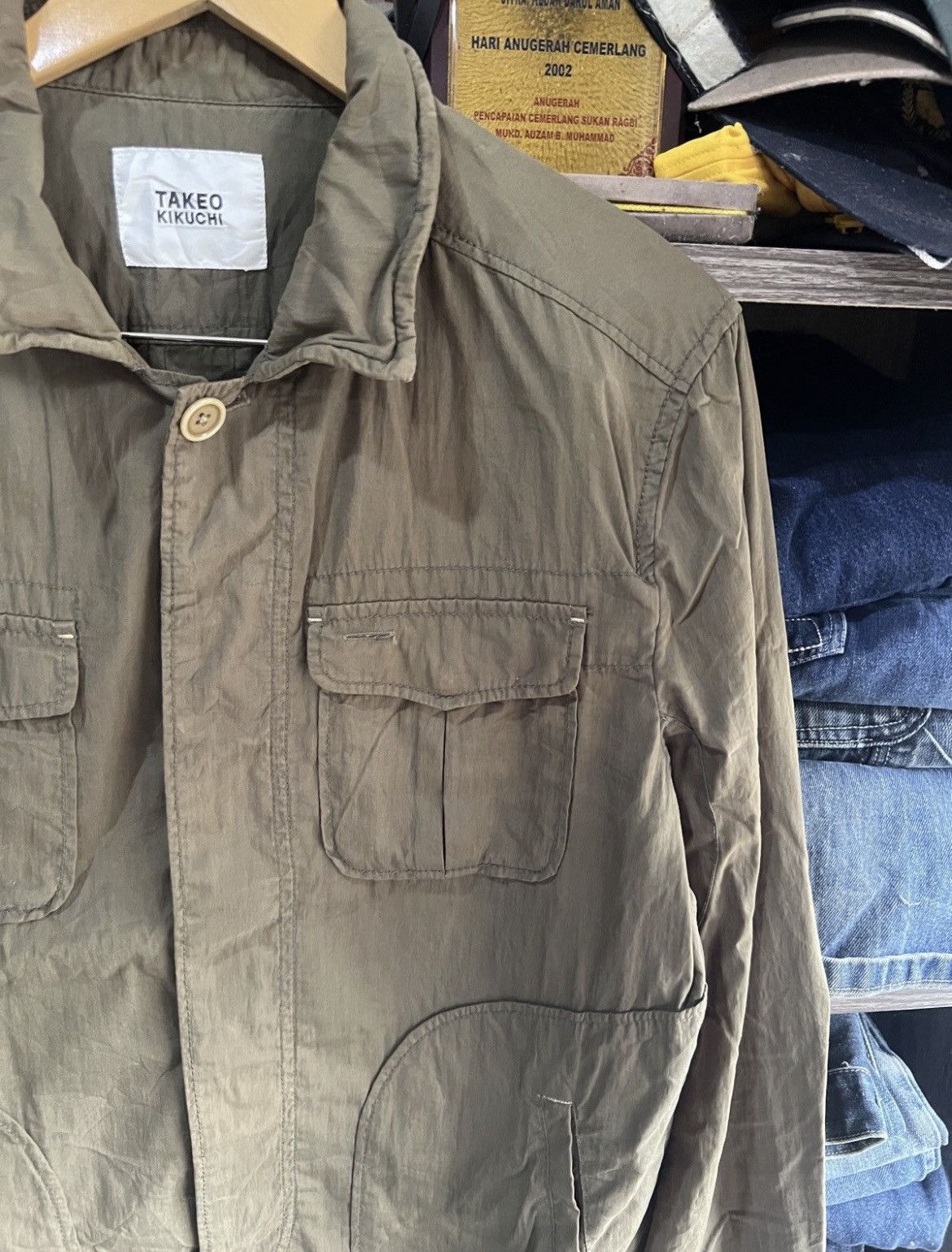 Takeo Kikuchi 🔥Takeo Kikuchi Button Up Overshirt Size US M / EU 48-50 / 2 - 6 Thumbnail