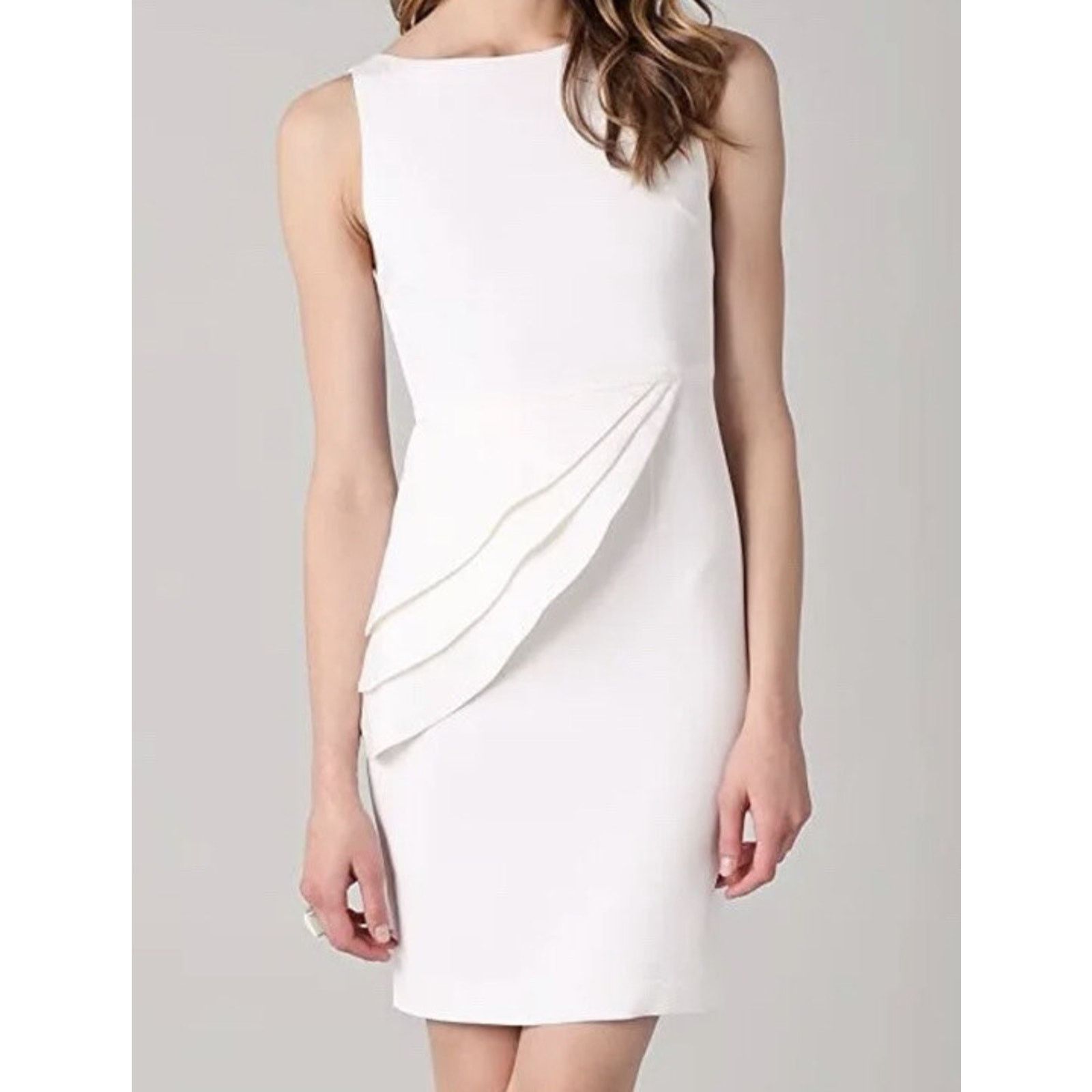 Alice + Olivia Alice + Olivia Spelling Slide Peplum Dress Size 2 A000936 Size XS / US 0-2 / IT 36-38 - 1 Thumbnail