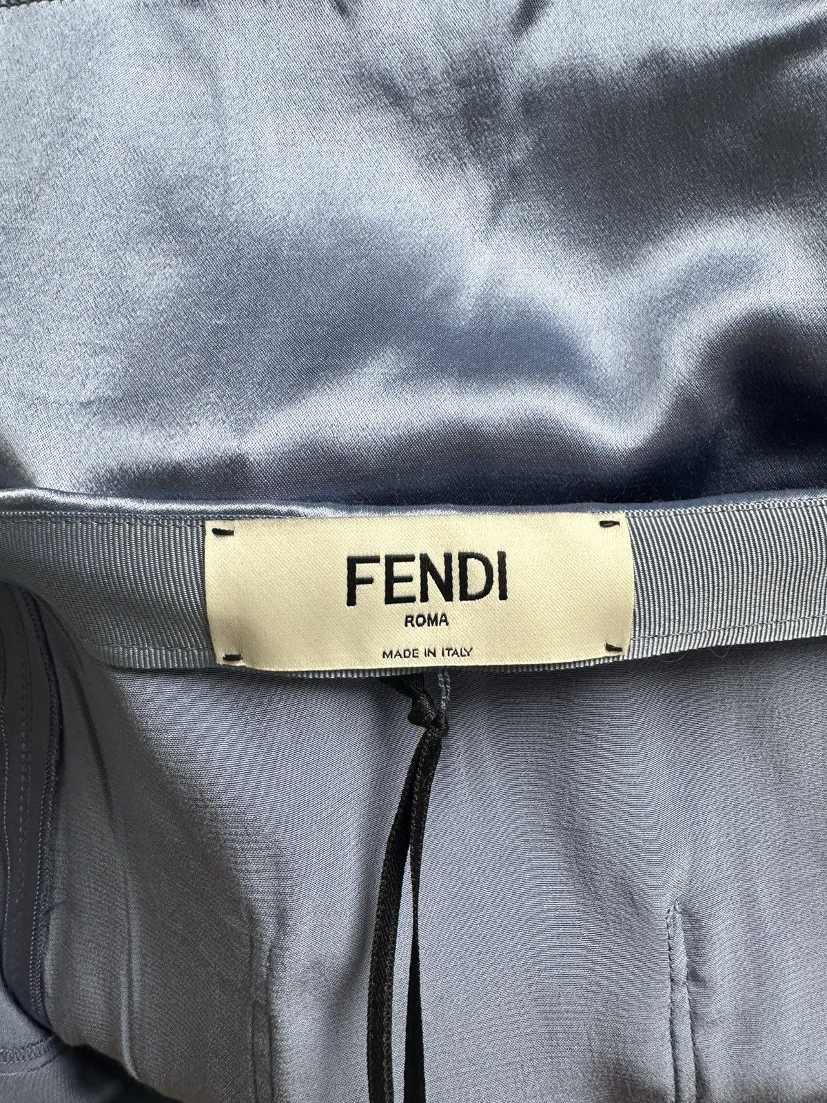 Fendi Fendi Satin Utility Skirt in Ice Blue Size 28" / US 6 / IT 42 - 3 Thumbnail