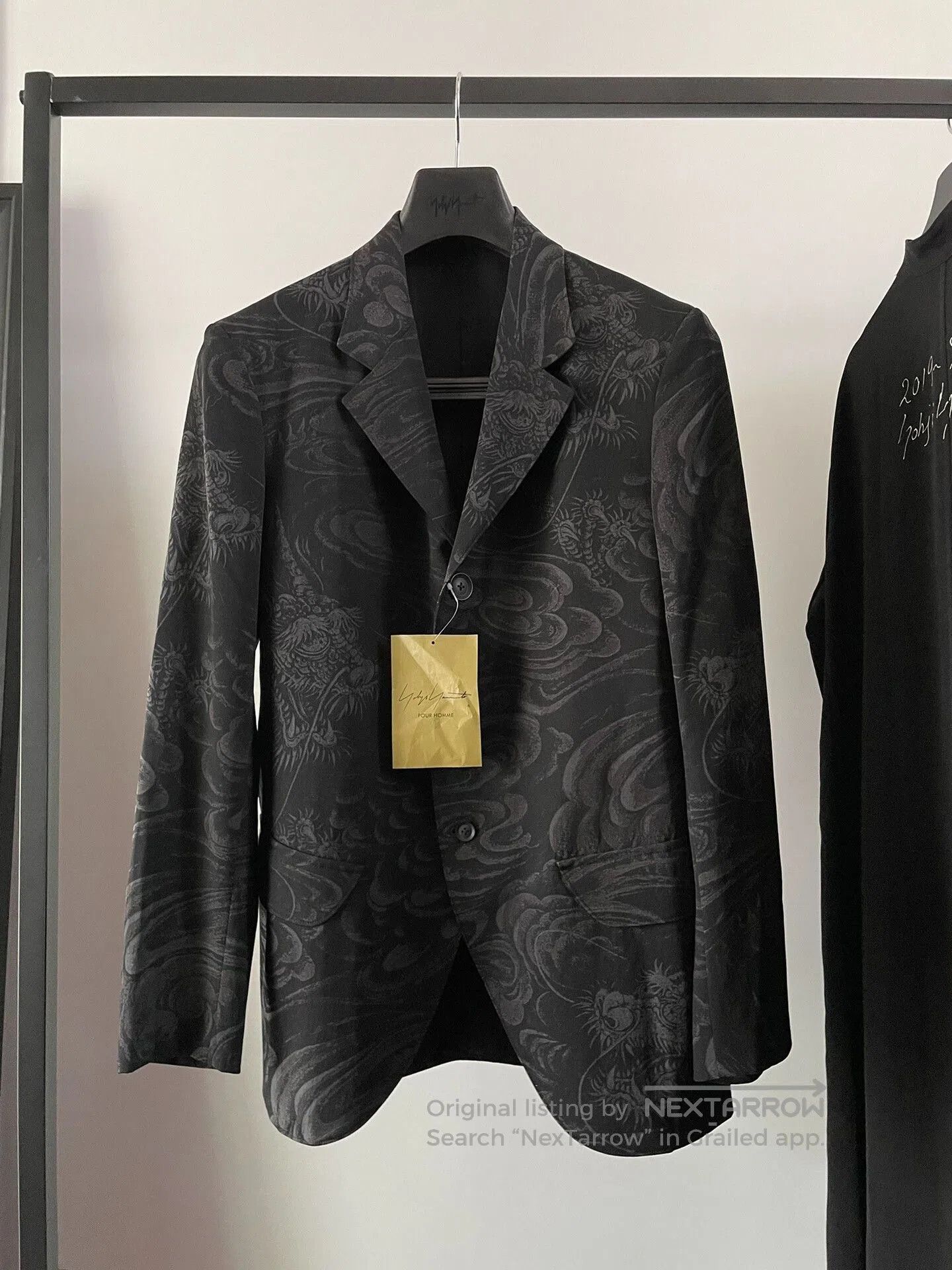 Yohji Yamamoto Yohji Yamamoto 22AW Dragon Pattern Jacket. Size US M / EU 48-50 / 2 - 1 Thumbnail