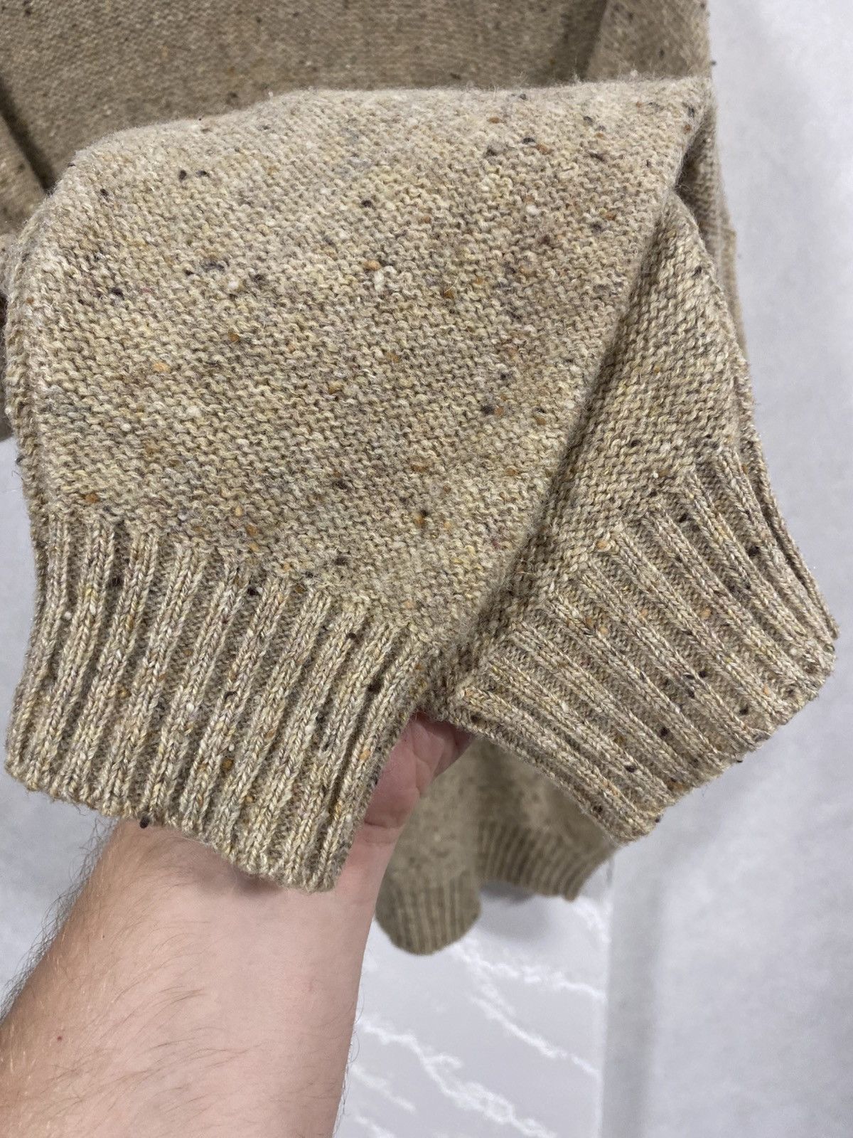 Burton Burtons Vintage Pure New Shetland Wool Oversized Cardigan M Size US M / EU 48-50 / 2 - 11 Thumbnail
