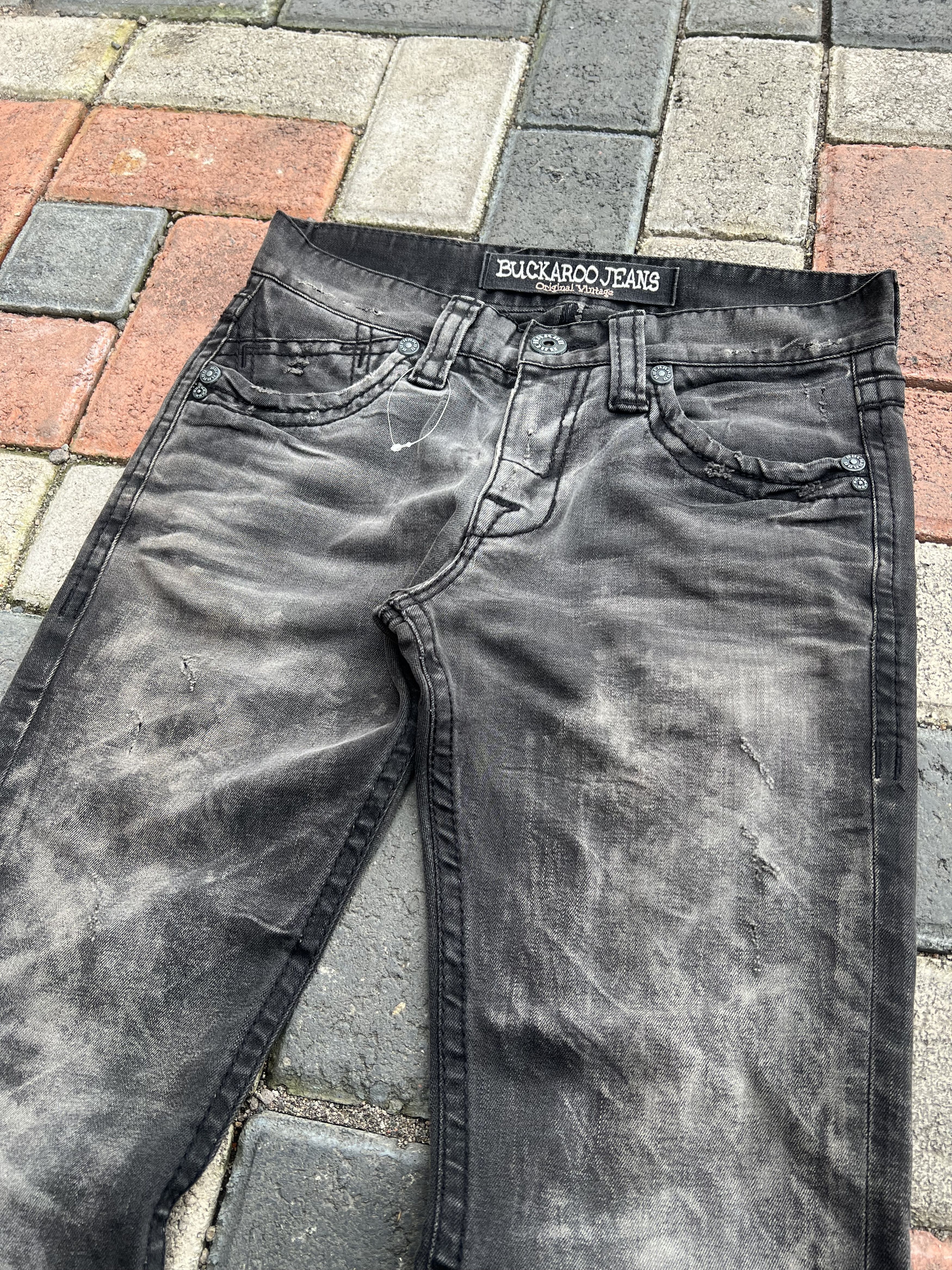 BUCKAROO 2000s Buckarok Japan Ripped Distressed Jeans y2k Lgb Ifsix Size US 29 - 4 Thumbnail