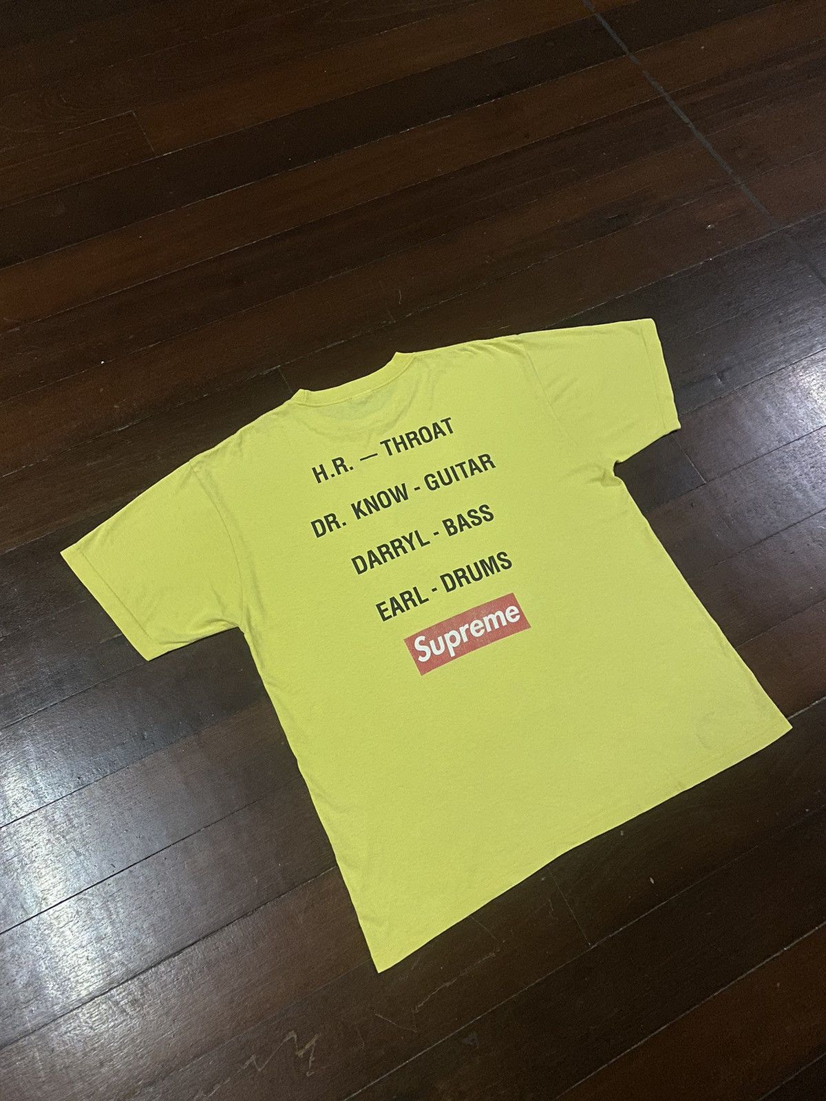 Band Tees Vintage Y2K Supreme X Bad Brains baggy yellow Tee Size US XL / EU 56 / 4 - 8 Thumbnail
