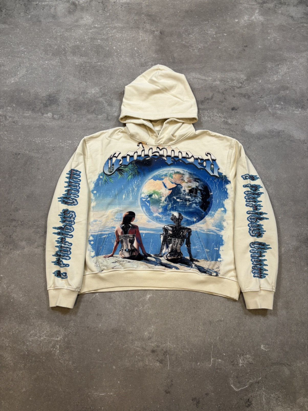 Godspeed Godspeed Artificial Love Hoodie, Bone Size US XXL / EU 58 / 5 - 1 Thumbnail