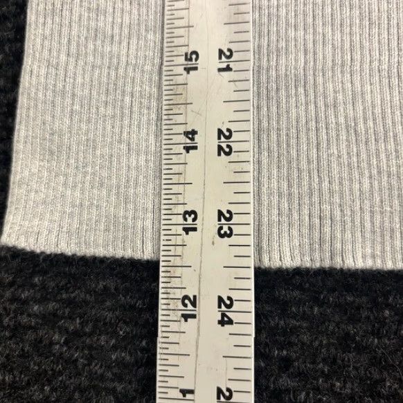 Calvin Klein Calvin Klein Ribbed Cutout Long Sleeve Top Sweatshirt Gray Women's XS NWT Size XS / US 0-2 / IT 36-38 - 6 Thumbnail