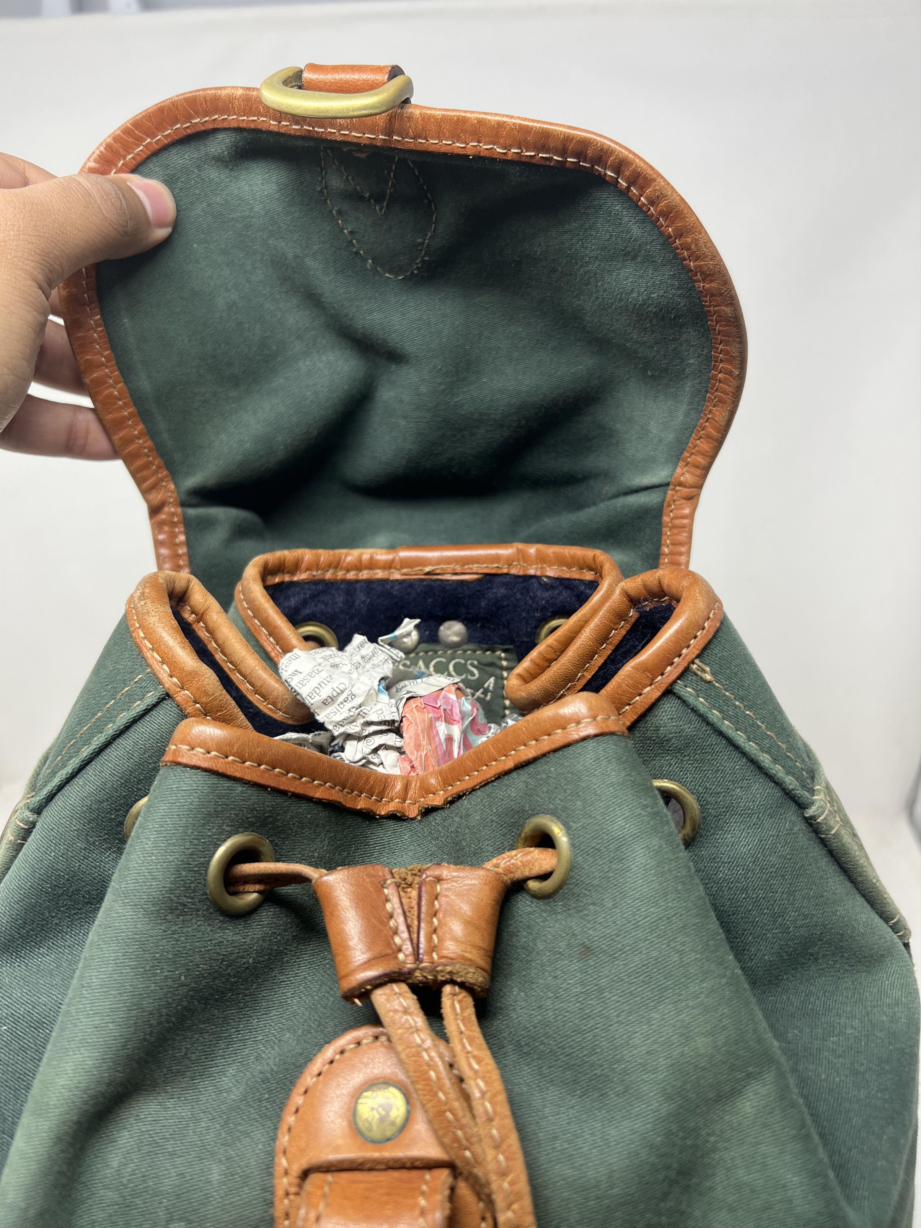 Vintage Vintage Ysaccs + Pour Homme Camp S Rucksack Backpack Size ONE SIZE - 13 Thumbnail