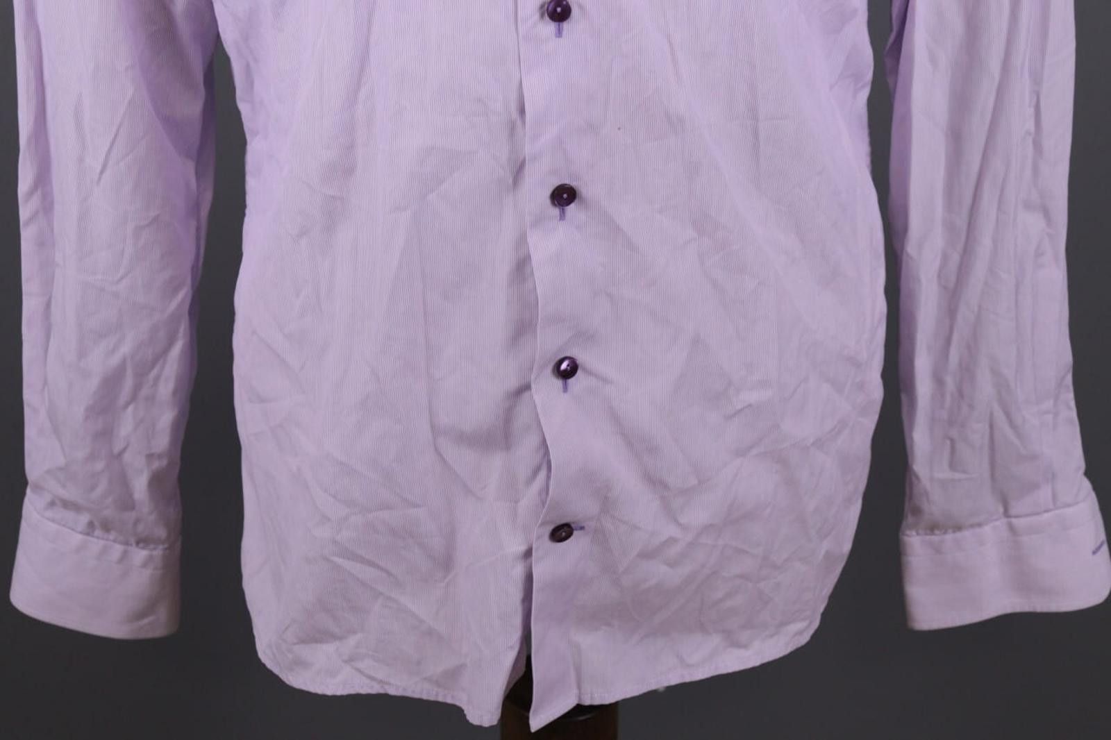 Eton Eton Slim Fit Purple Button Down Shirt Size 41 / 16 Size US M / EU 48-50 / 2 - 3 Thumbnail