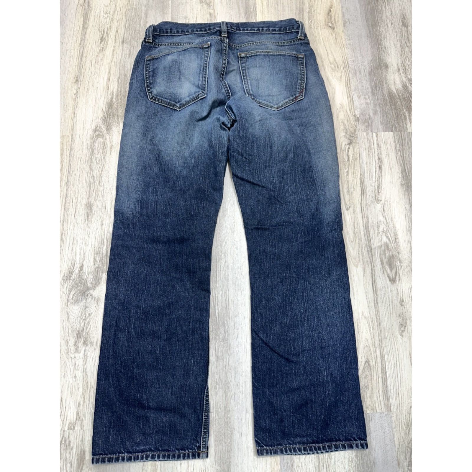 Banana Republic VINTAGE Women's Banana Republic Bootcut Jeans Blue Denim 100% Cotton Sz 31 Women Jeans Slim Straight Leg Boot Cut Blue 31 Mens Womens Boys Girls Size 24" / US 00 / IT 34 - 3 Thumbnail