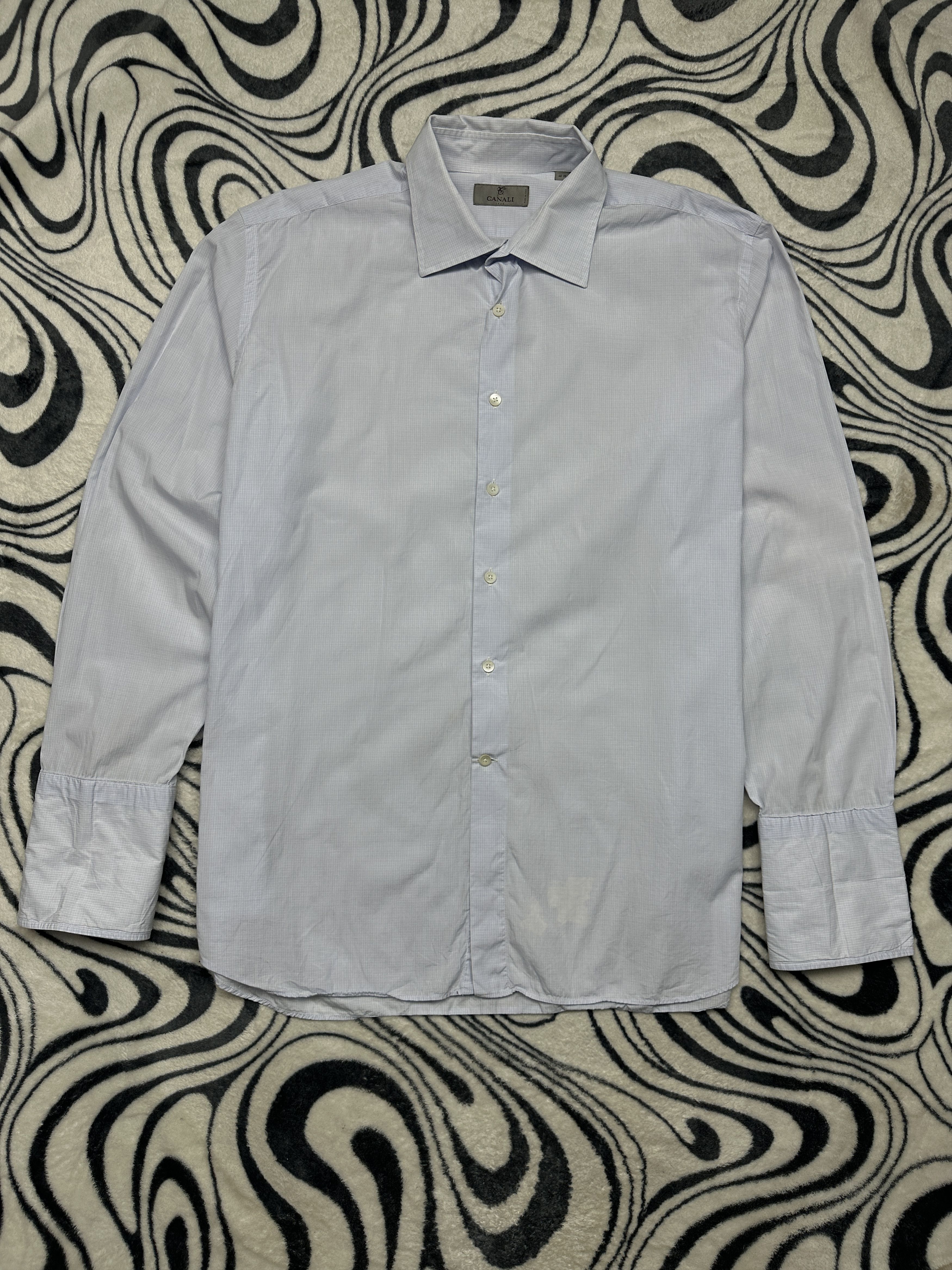 Canali Canali Vintage Mens Long Sleeve Shirt Size US XXL / EU 58 / 5 - 1 Thumbnail