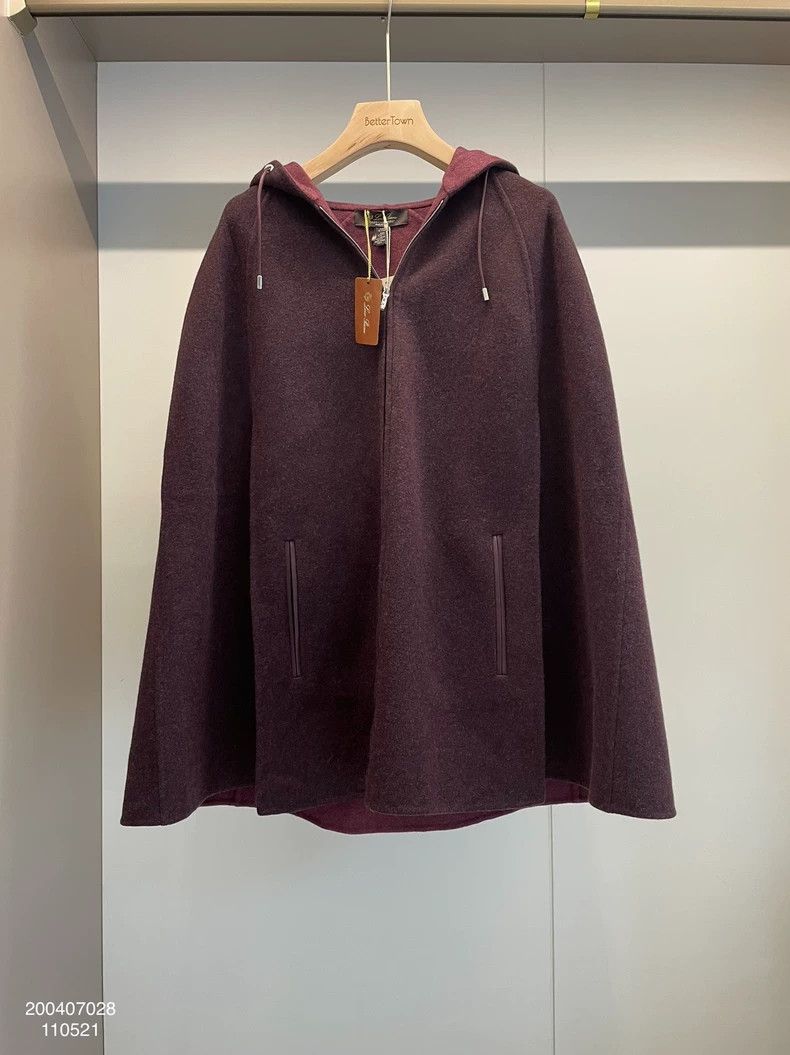 Loro Piana LORO PIANA Carrot-colored goat hair coat and cloak Size M / US 6-8 / IT 42-44 - 1 Thumbnail