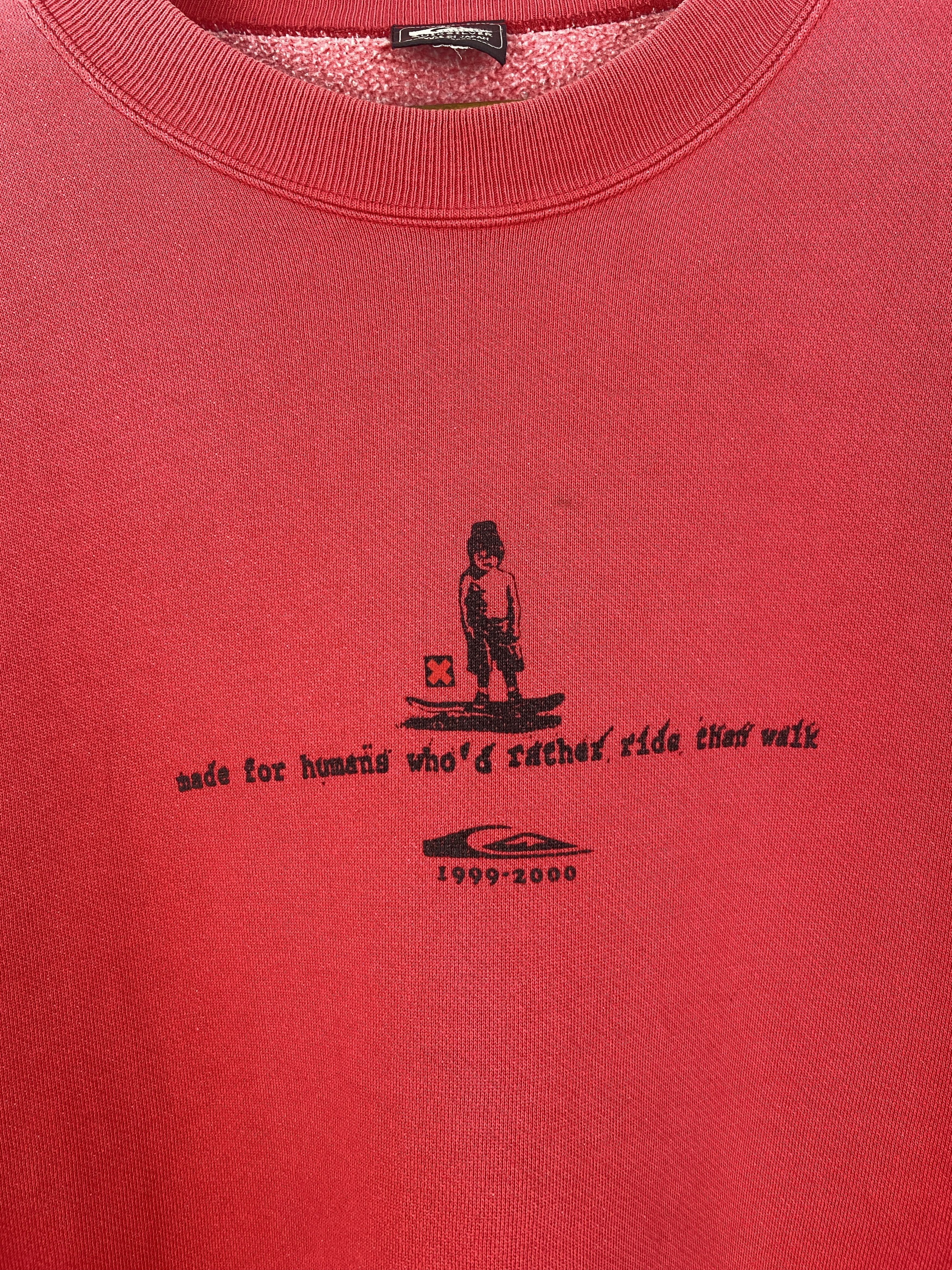 Quiksilver × Vintage Vintage 90s Quiksilver Made In Japan Sweatshirt SH0020 Size US XXL / EU 58 / 5 - 7 Thumbnail