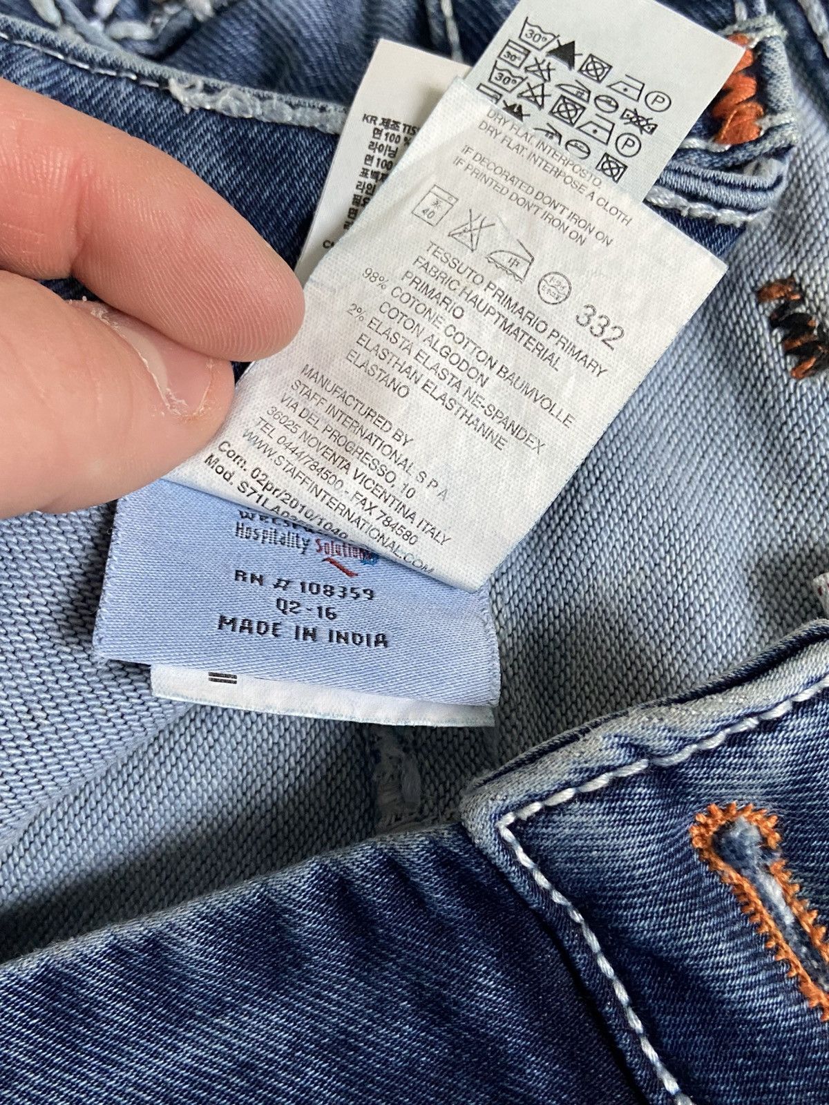 True Religion × Vintage 🔥90’s True Religion Chief Keef STYLE Made In USA🔥 Size US 38 / EU 54 - 7 Thumbnail