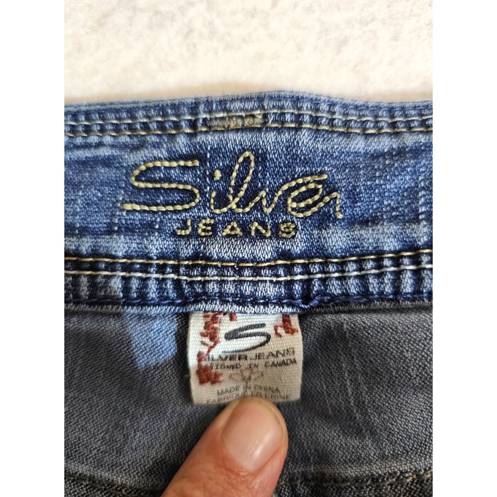 Silver Jeans Co. Classic Silver Jeans Julia Bootcut Denim Jeans Medium Wash Womens Size 33x32 Size 24" / US 00 / IT 34 - 6 Thumbnail