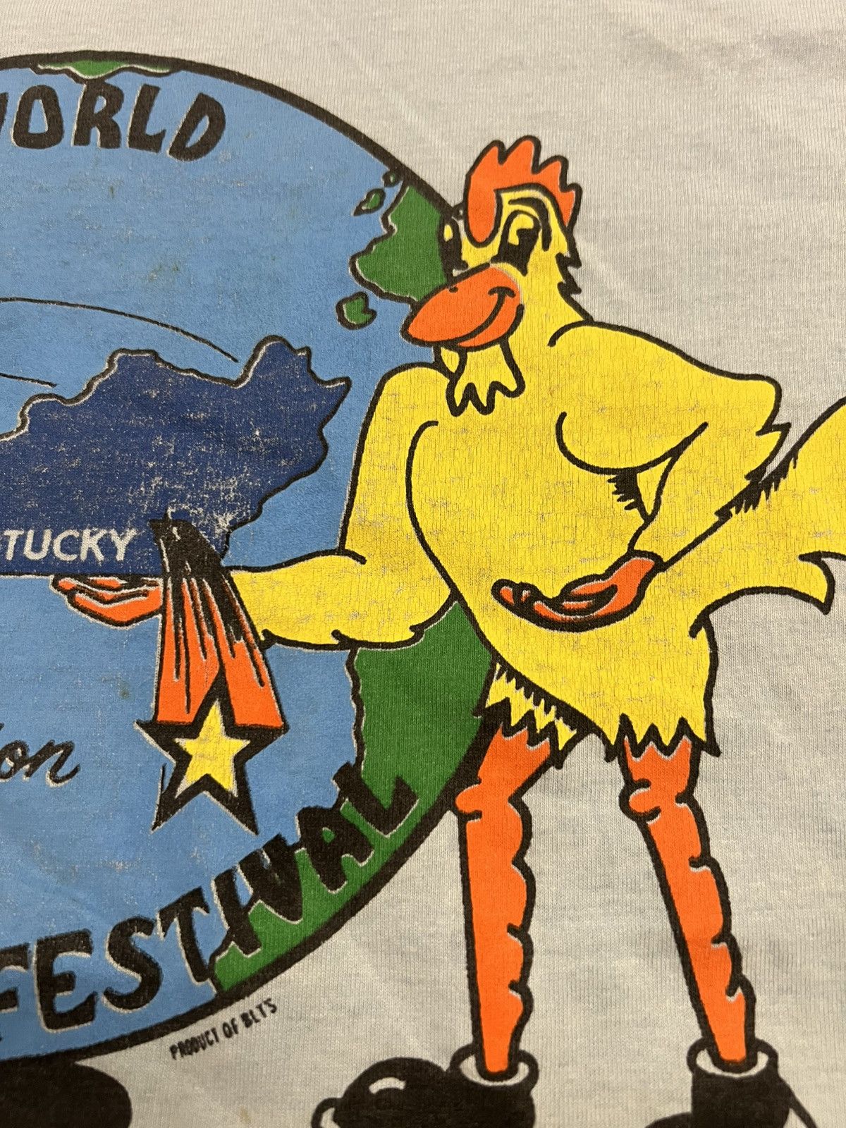 Vintage 1992 Vintage chicken festival tee Size US XL / EU 56 / 4 - 3 Thumbnail