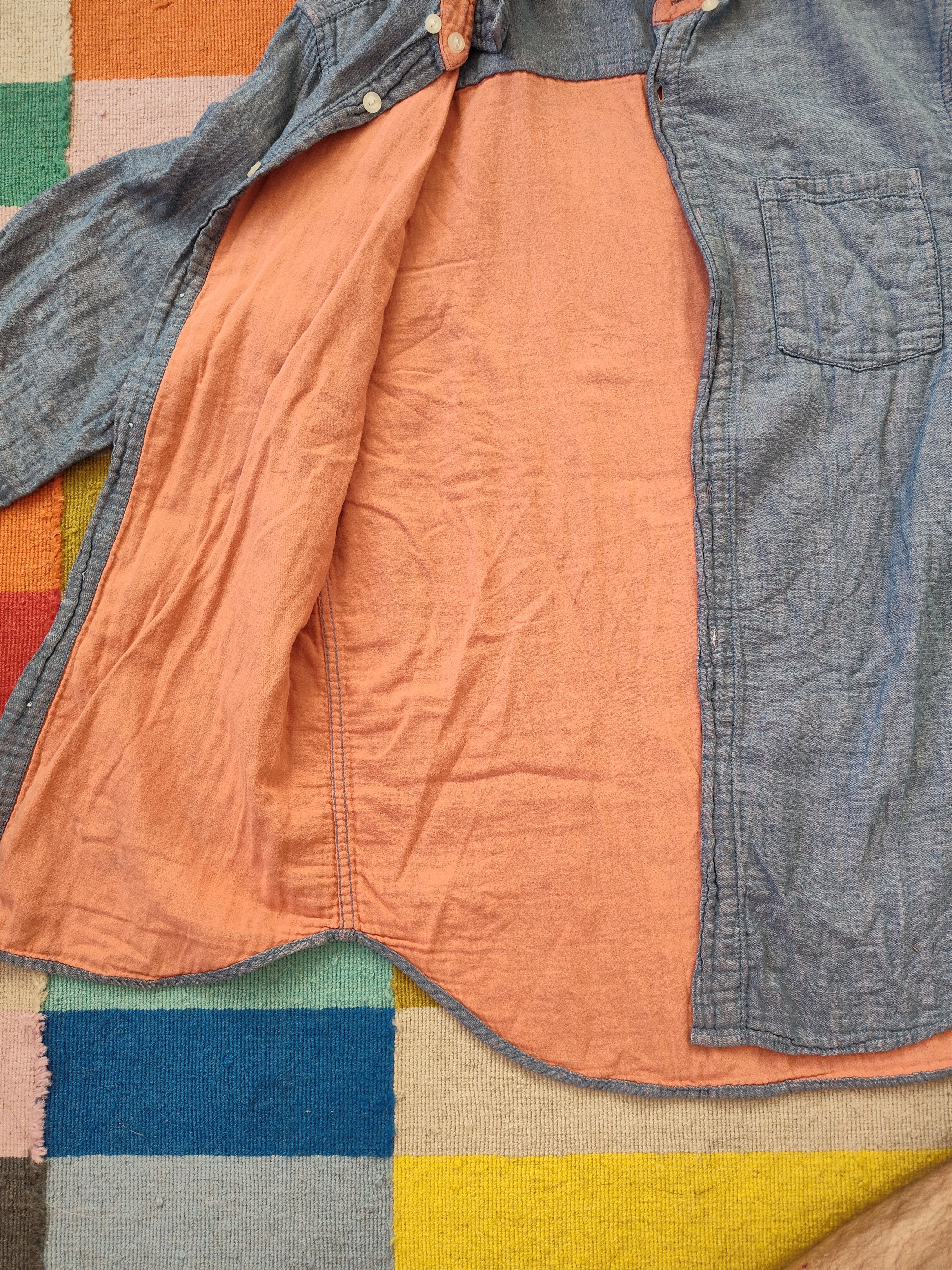Carbon Two-Tone Light Button Up Size US M / EU 48-50 / 2 - 2 Thumbnail