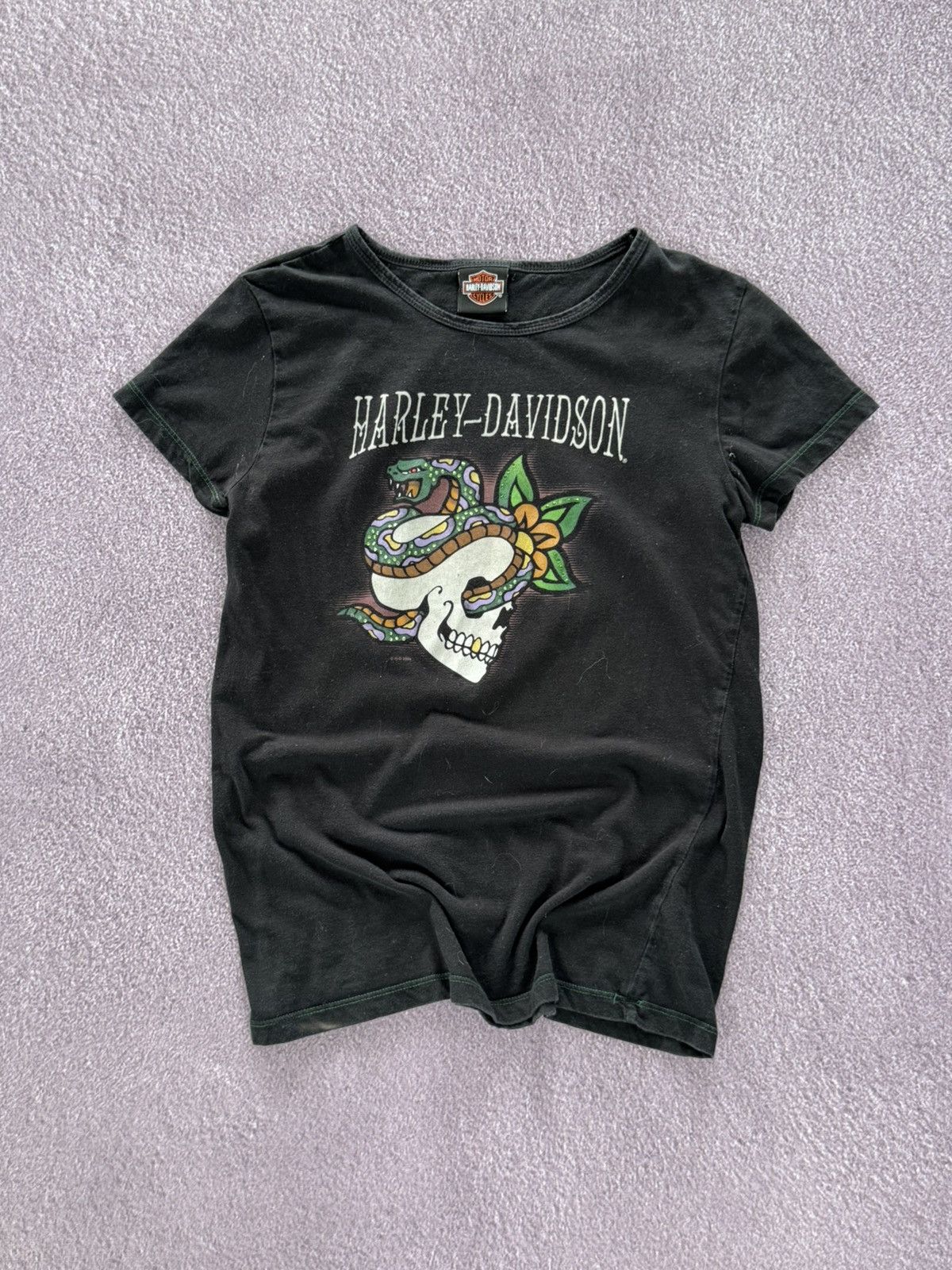 Harley Davidson Vintage Y2K Harley Davidson Graphic T Shirt Women's Size M / US 6-8 / IT 42-44 - 1 Thumbnail