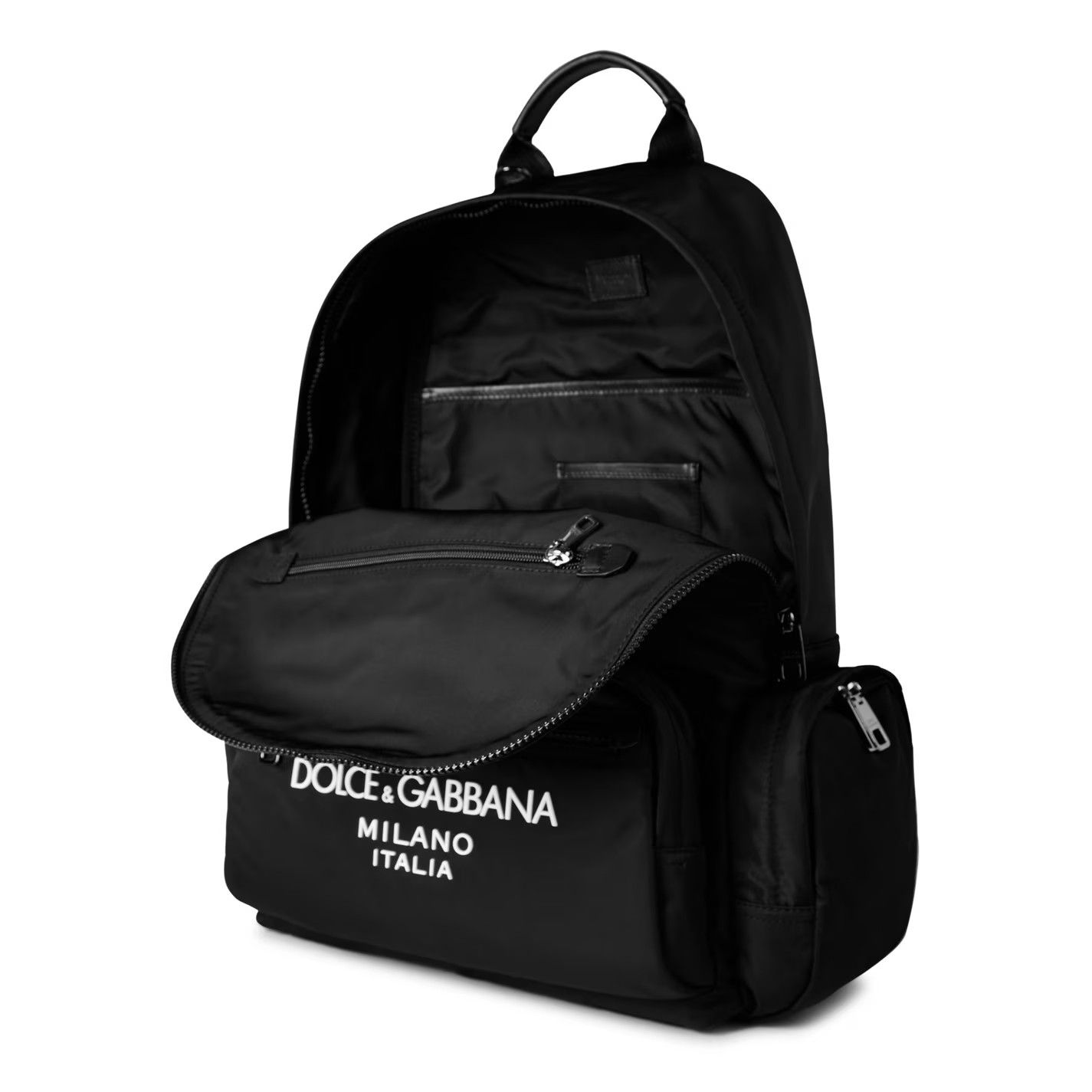 Dolce & Gabbana o1g2r1mq0426 Size: OS / Italian Design Backpackin Black Size ONE SIZE - 4 Thumbnail