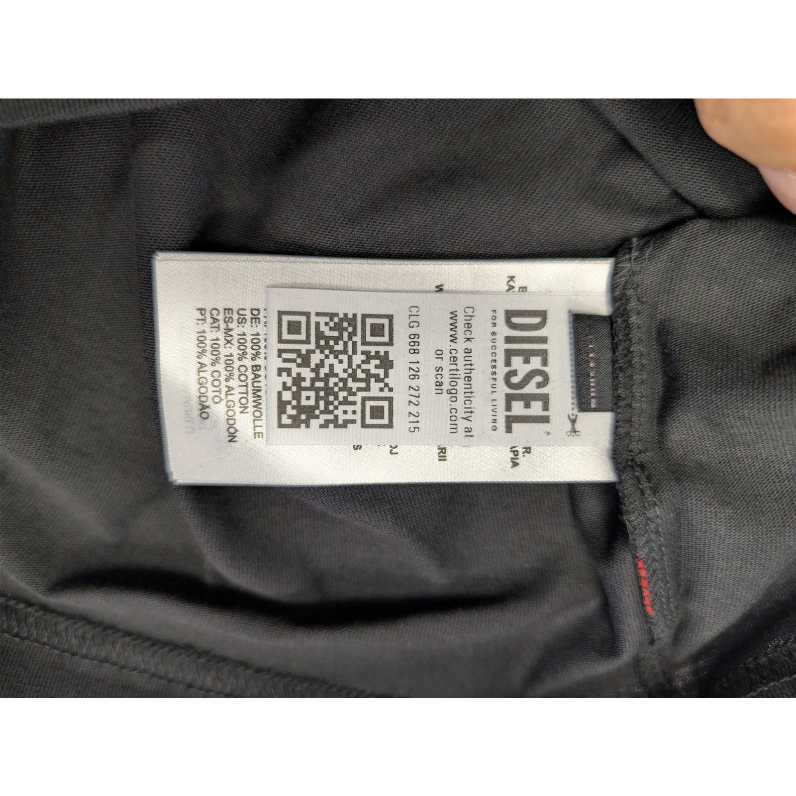 Diesel o1rshd1 T-Shirt in black Size US L / EU 52-54 / 3 - 16 Thumbnail