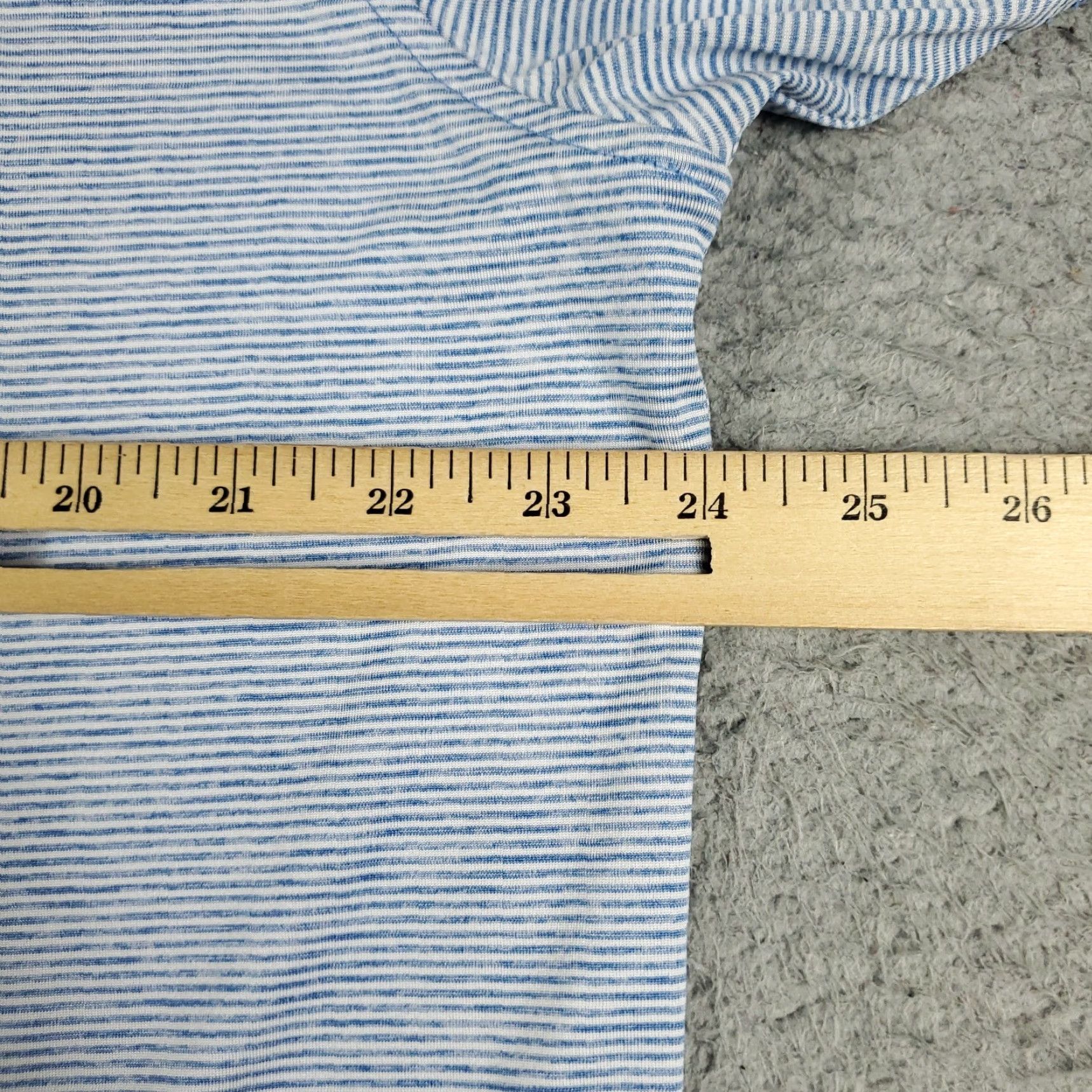 johnnie-O johnnie-O Polo Shirt Mens Size Large Blue Striped Casual Short Sleeve Size US L / EU 52-54 / 3 - 6 Thumbnail
