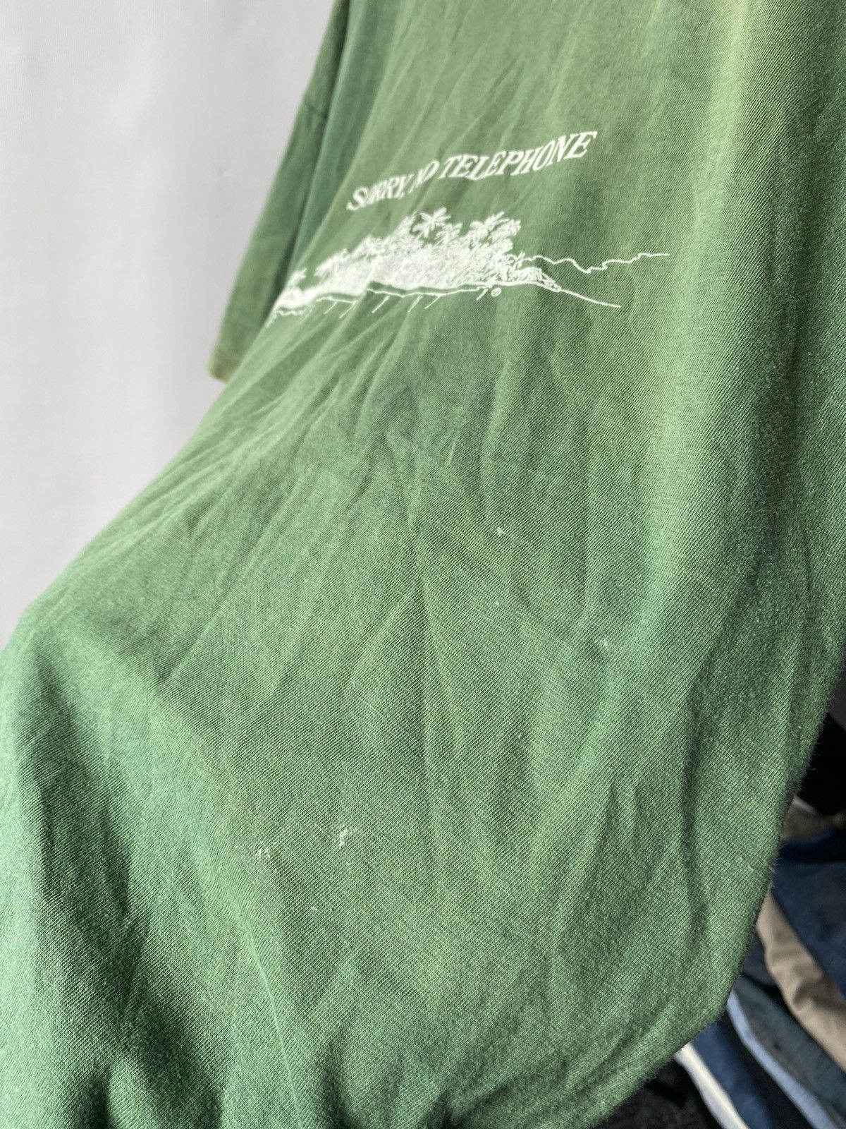 Other 90s Humor “Sorry No Telephone” Island Joke Tee Shirt Size US M / EU 48-50 / 2 - 21 Thumbnail