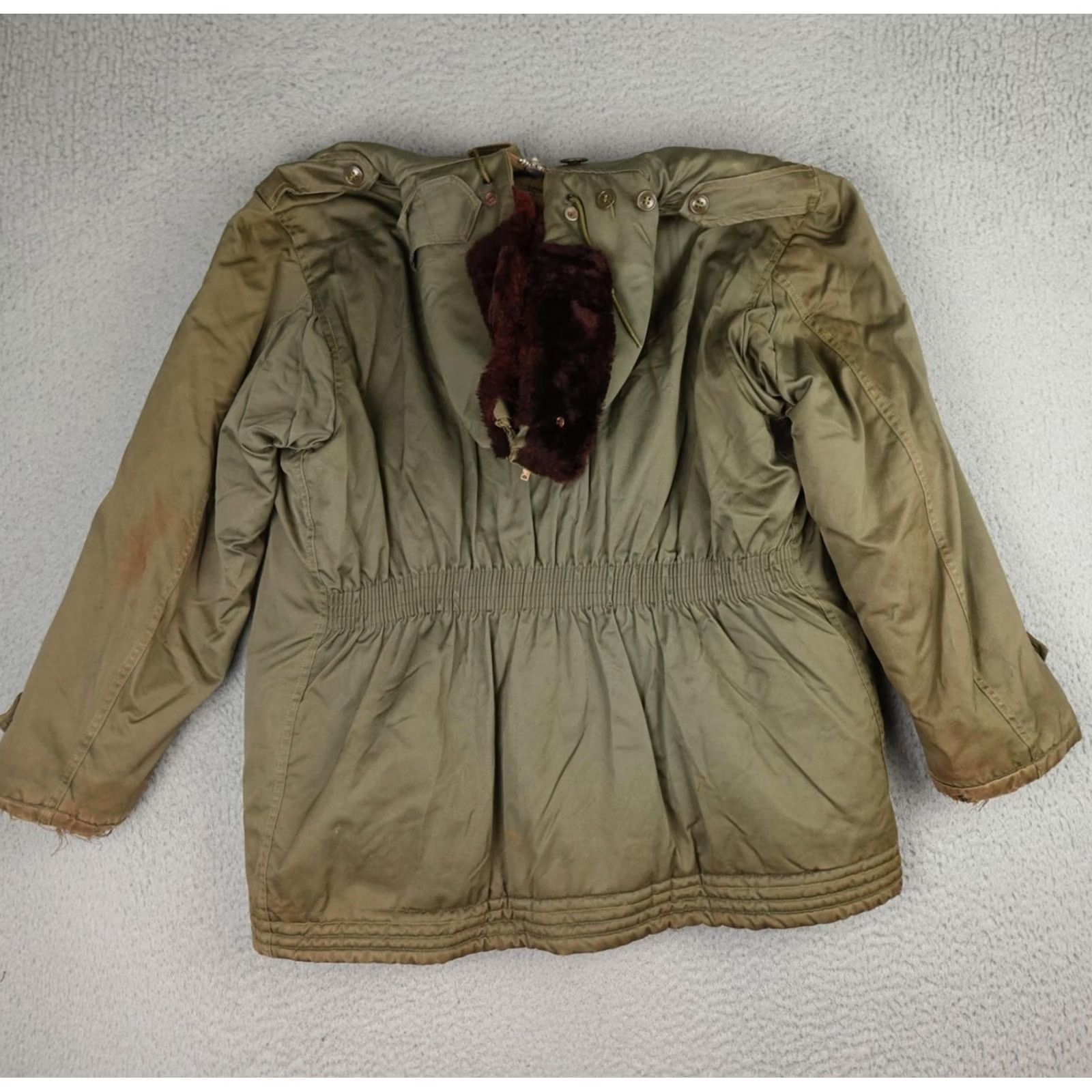 Vintage VINTAGE Nike Flight Coat Jacket Mens Large Green WW2 1940s Parka US Army Quilted Size US L / EU 52-54 / 3 - 2 Thumbnail