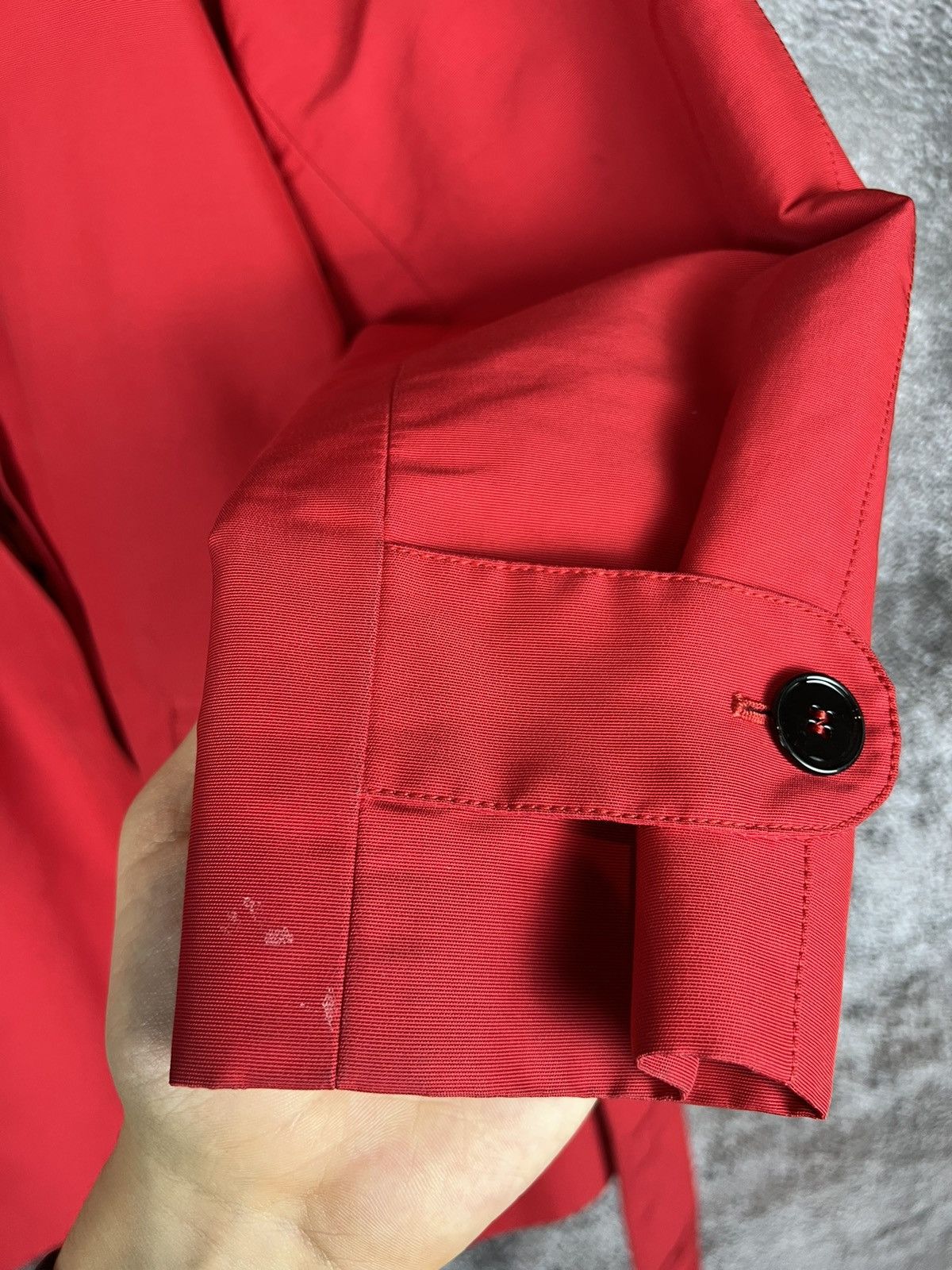 Designer × Dolce & Gabbana Dolce & Gabbana Red Polka dot Trench Coat Made in Italy Size S / US 4 / IT 40 - 20 Thumbnail