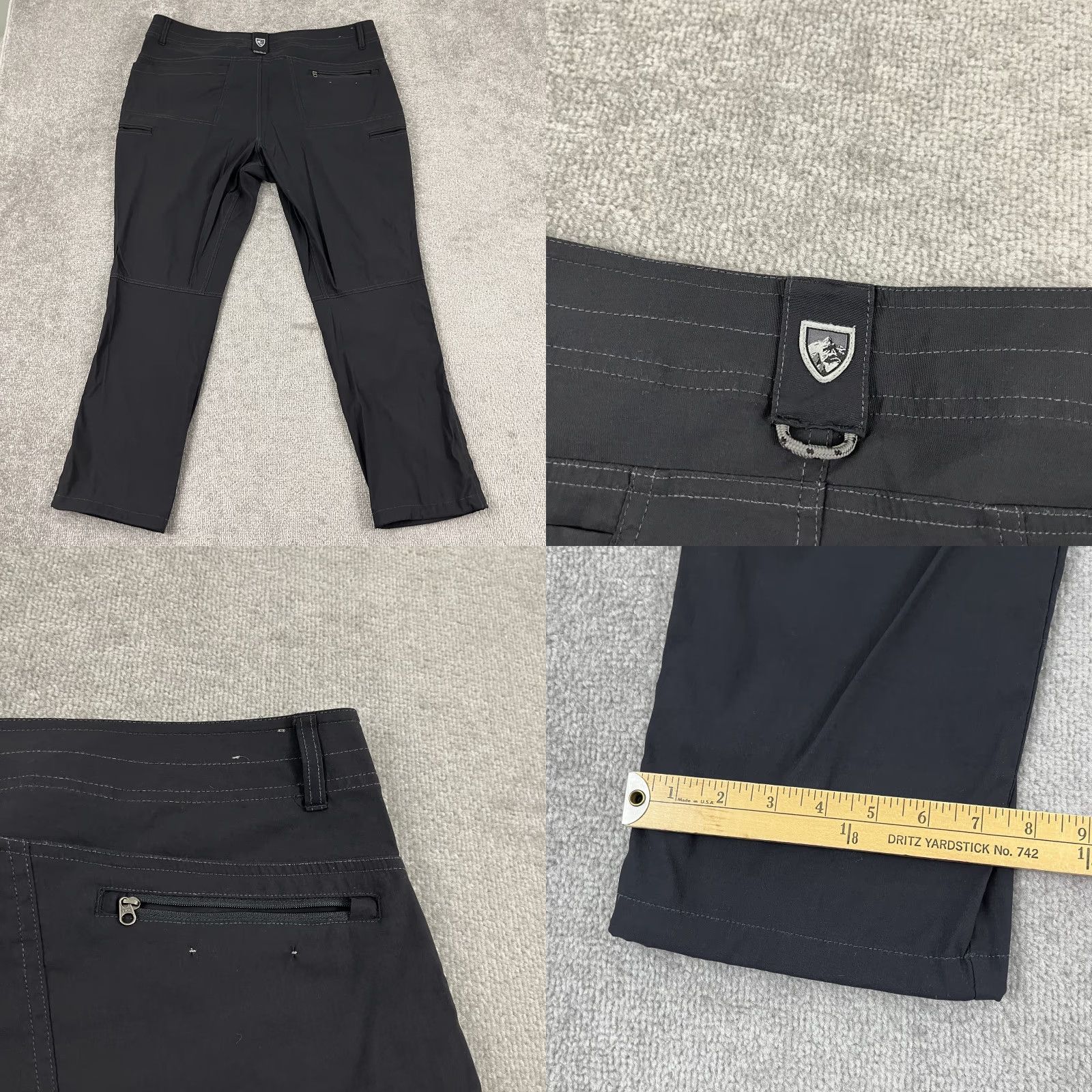Vintage Kuhl Renegade Rock Pants Mens 40 x 30 Dark Gray Hiking Camping Outdoor Climbing Casual Pants Regular Mens Gray Rock Size US 40 / EU 56 - 8 Thumbnail