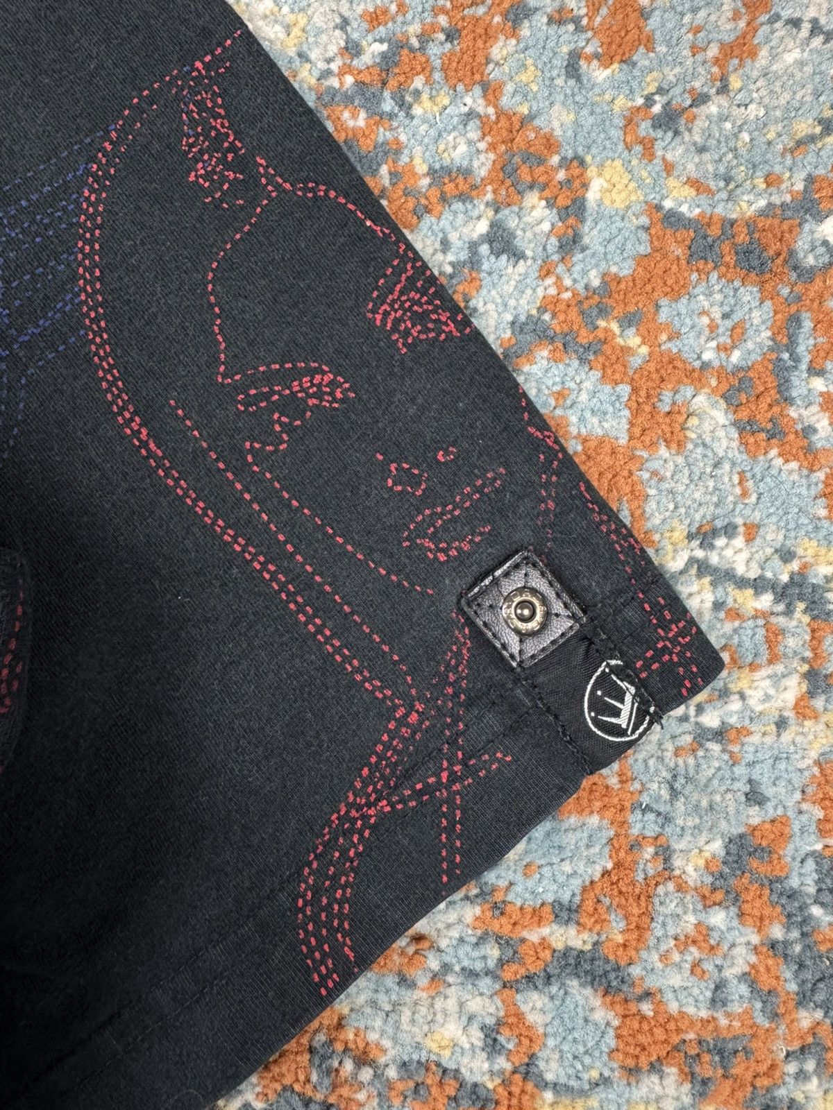 Damani Dada × Vintage Vintage 90s Dada Supreme all over print graphic tee Size US XL / EU 56 / 4 - 10 Thumbnail