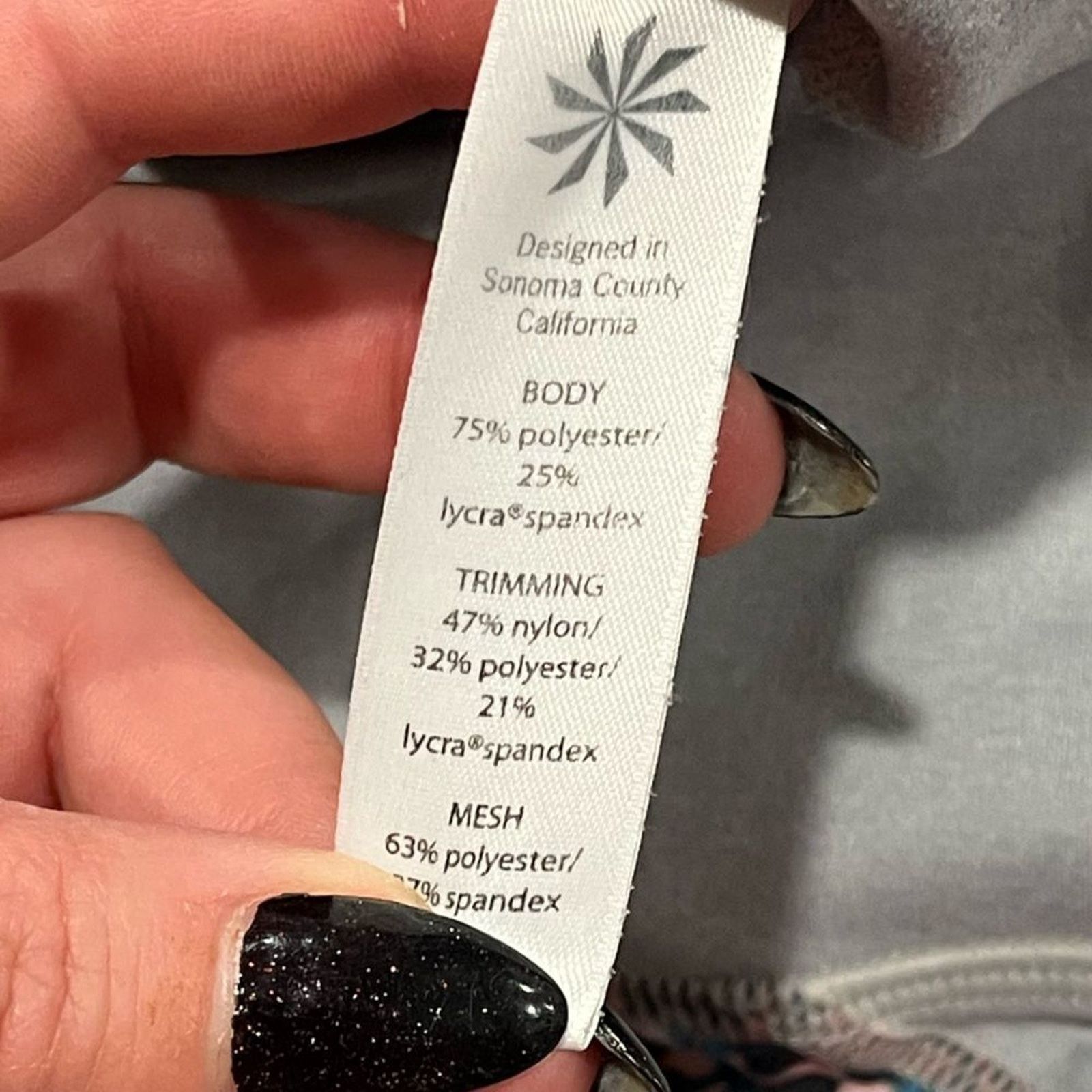 Athleta Athleta Nomad Salutations Cropped Mid Rise Bohemian Gray Size 26" / US 2 / IT 38 - 6 Thumbnail