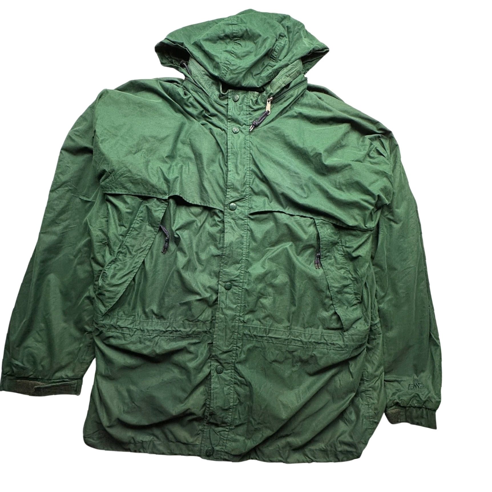 Eastern Mountain Sports VINTAGE EMS Nylon Jacket Men's XL Zip Green Windbreaker 90s Size US XL / EU 56 / 4 - 2 Thumbnail