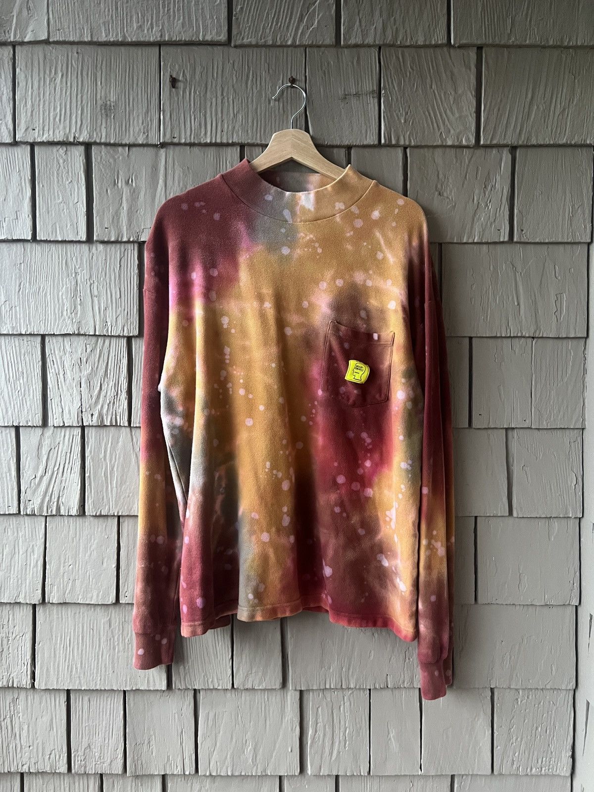 Brain Dead Dyed Pique Mock Neck Longsleeve (M)