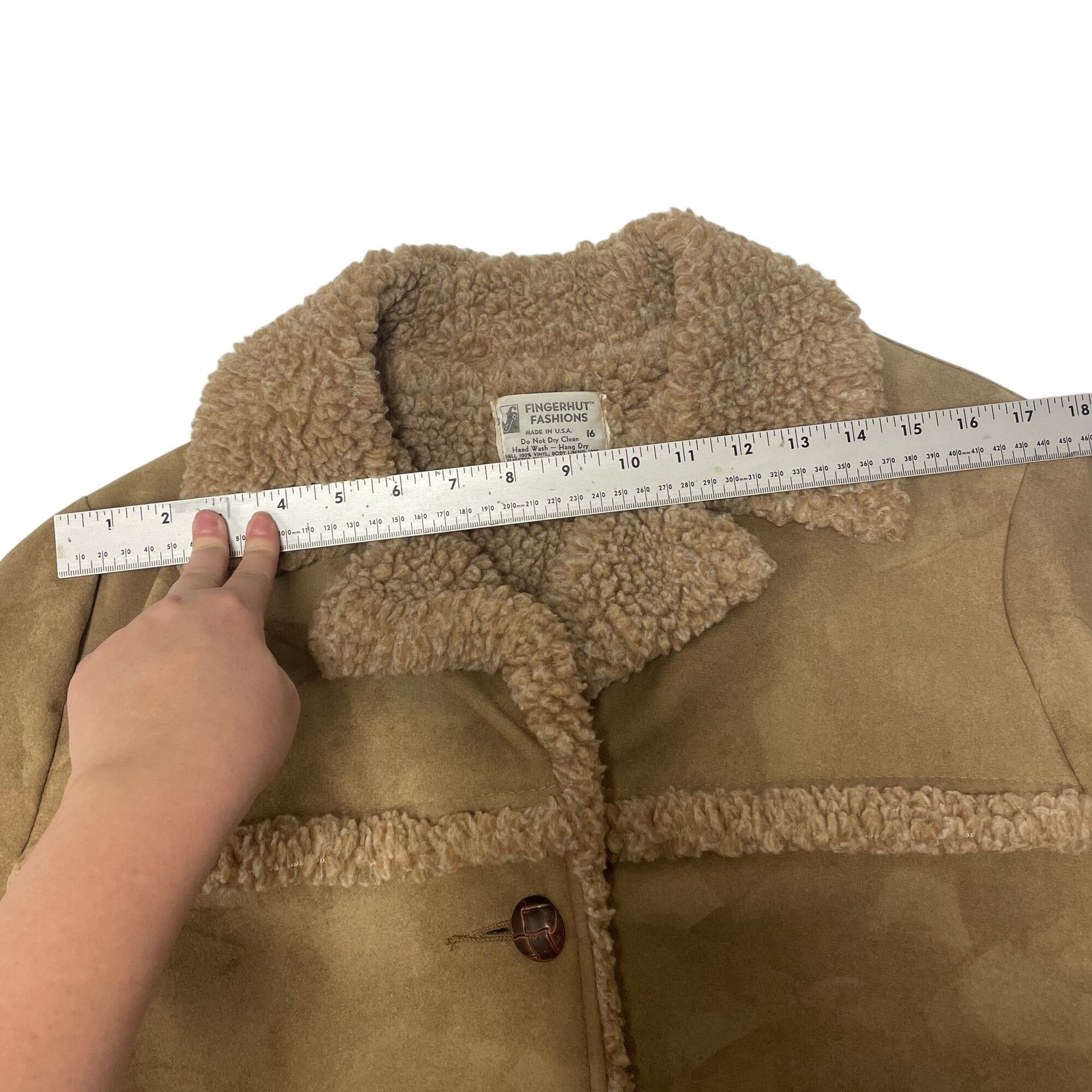 Other Vtg Fingerhut Brown FELTED Vinyl MOUNTAIN MAN Jacket Size XXL / US 16-18 / IT 52-54 - 8 Thumbnail