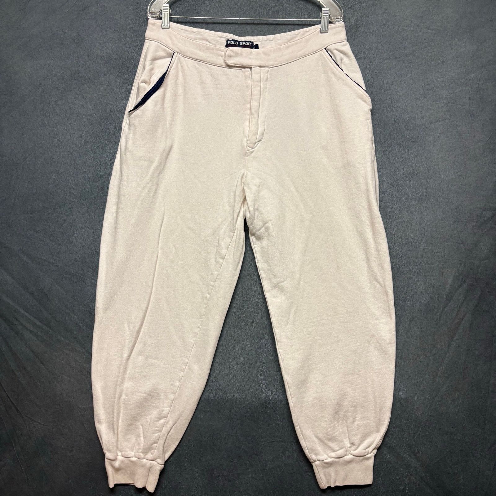 Polo Ralph Lauren Vintage Polo Sport Ralph Lauren Joggers Sweatpants Preppy Size US 34 / EU 50 - 1 Thumbnail