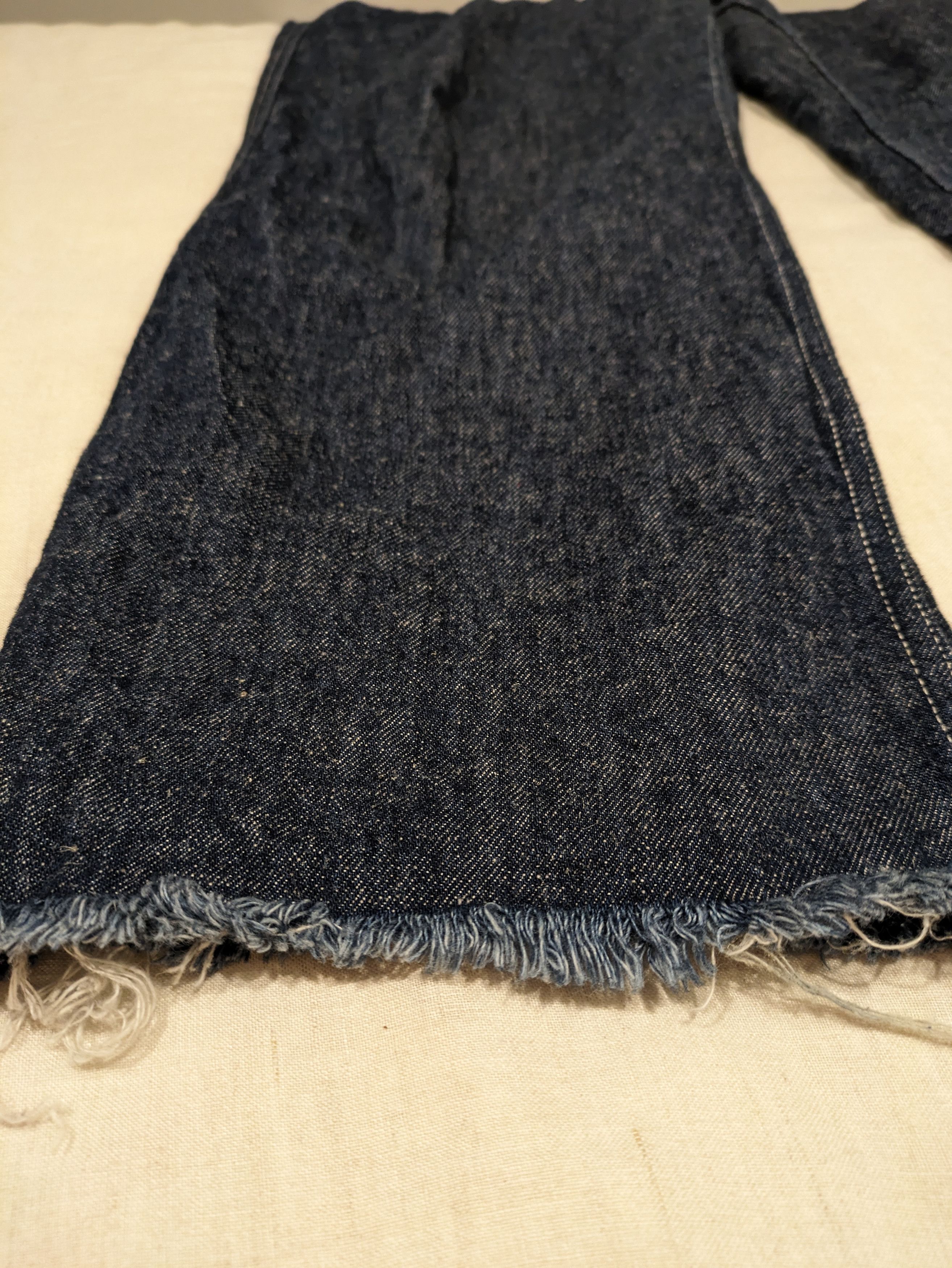 Our Legacy Rail Chino - Raw Blue Hemp Denim Size US 32 / EU 48 - 7 Thumbnail
