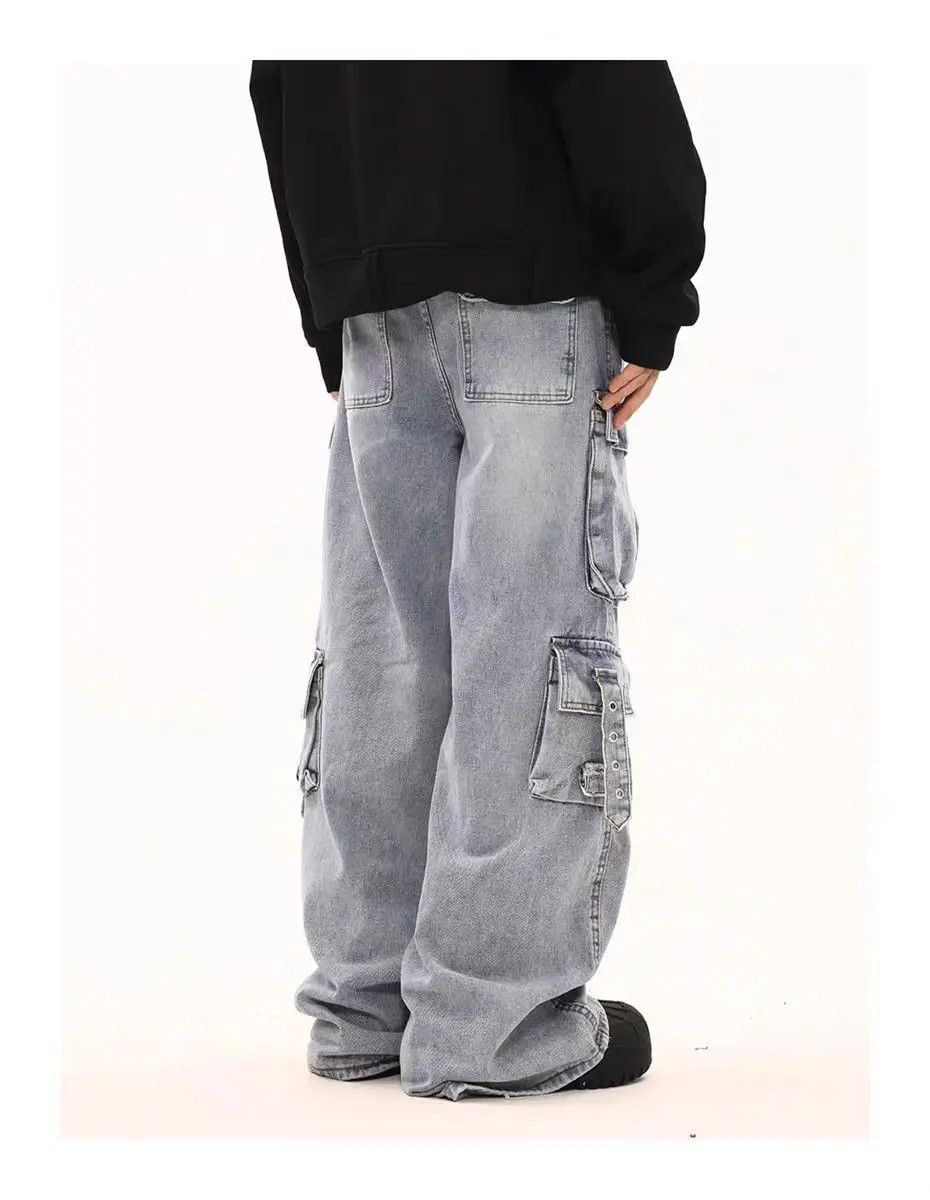 Designer × Japanese Brand Vintage Streetwear Hip Hop Loose Casual Pants Size US 33 - 3 Thumbnail
