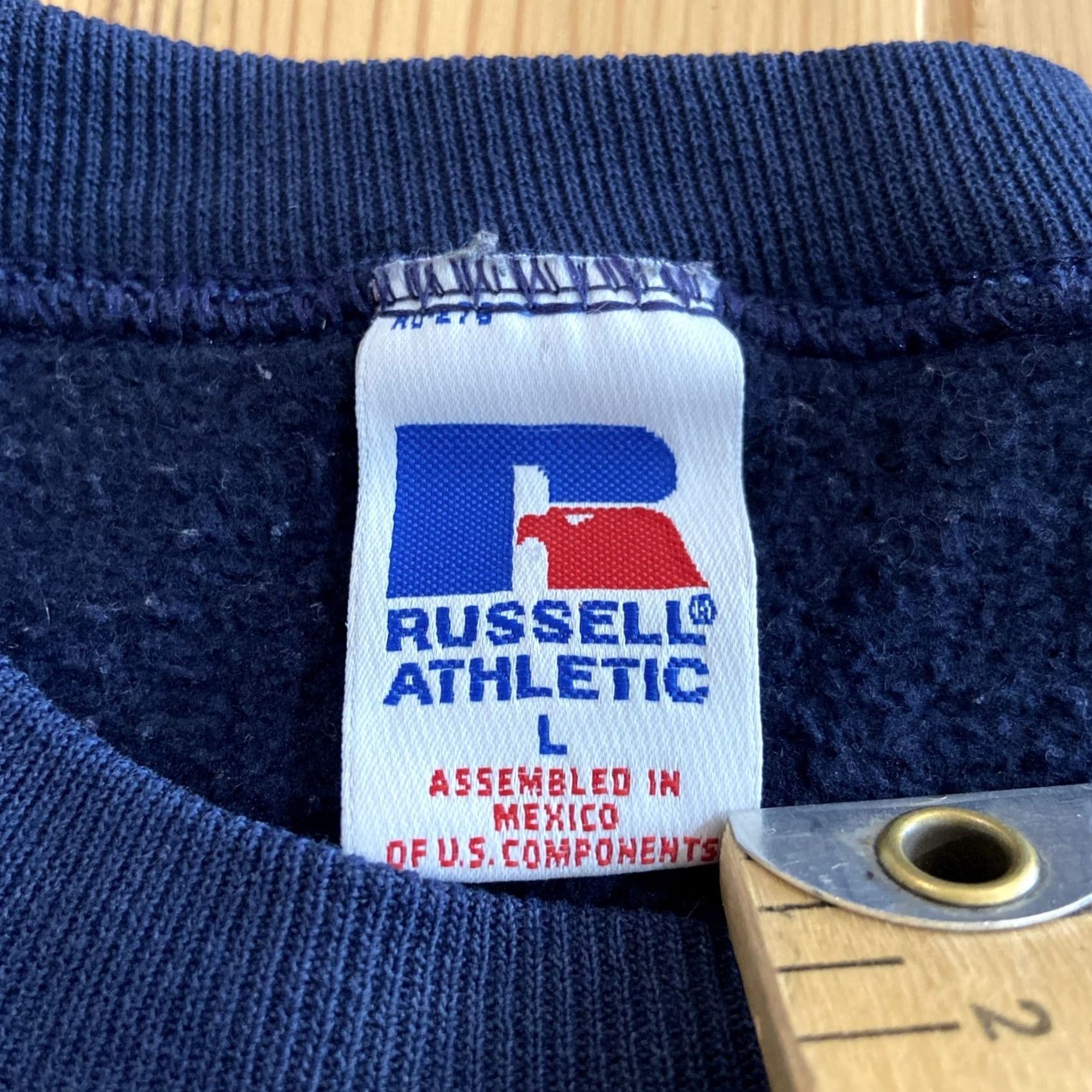Russell Athletic VINTAGE Men UCLA Bruins Russell Sweater L Blue Crew Neck Logo Pullover Sweatshirt 2000s Size US L / EU 52-54 / 3 - 3 Thumbnail