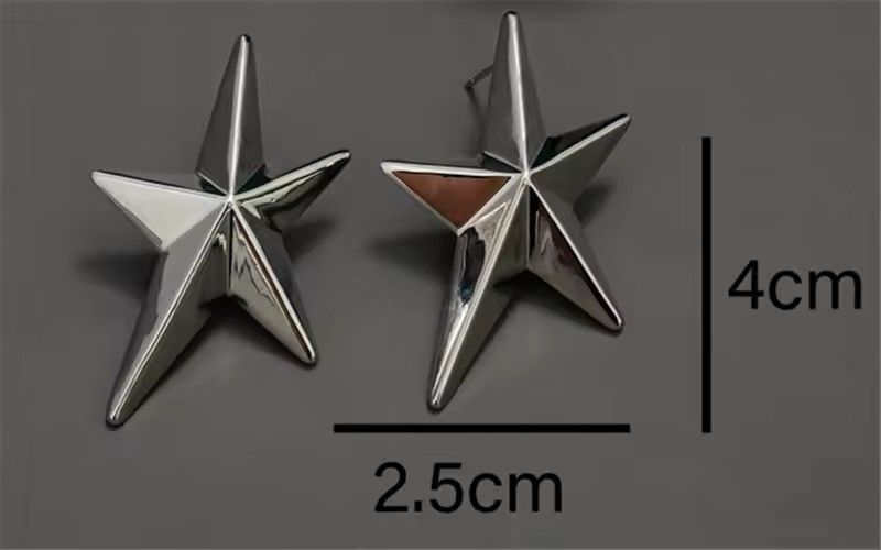 Other Five-pointed Star Stud Earrings Size ONE SIZE - 3 Thumbnail