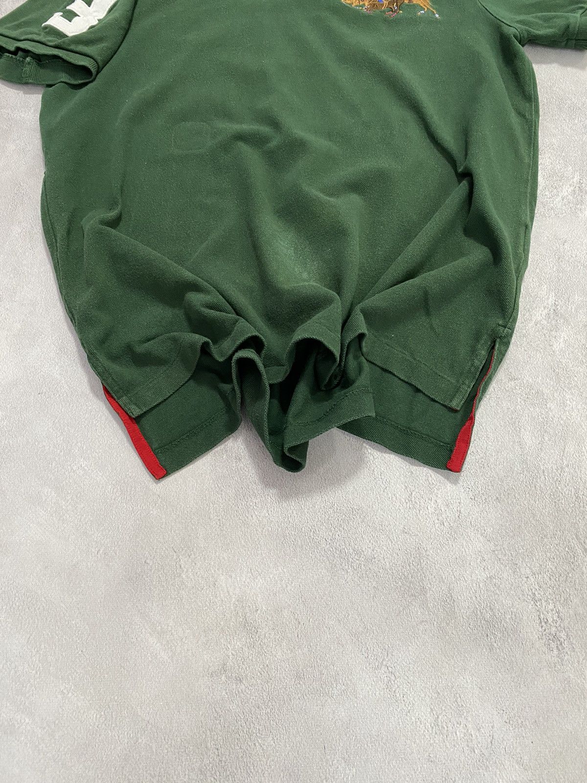 Polo Ralph Lauren × Ralph Lauren × Vintage 🔫 Vintage Polo Ralph Lauren Pique Triple Pony Number 3 Size US M / EU 48-50 / 2 - 4 Thumbnail