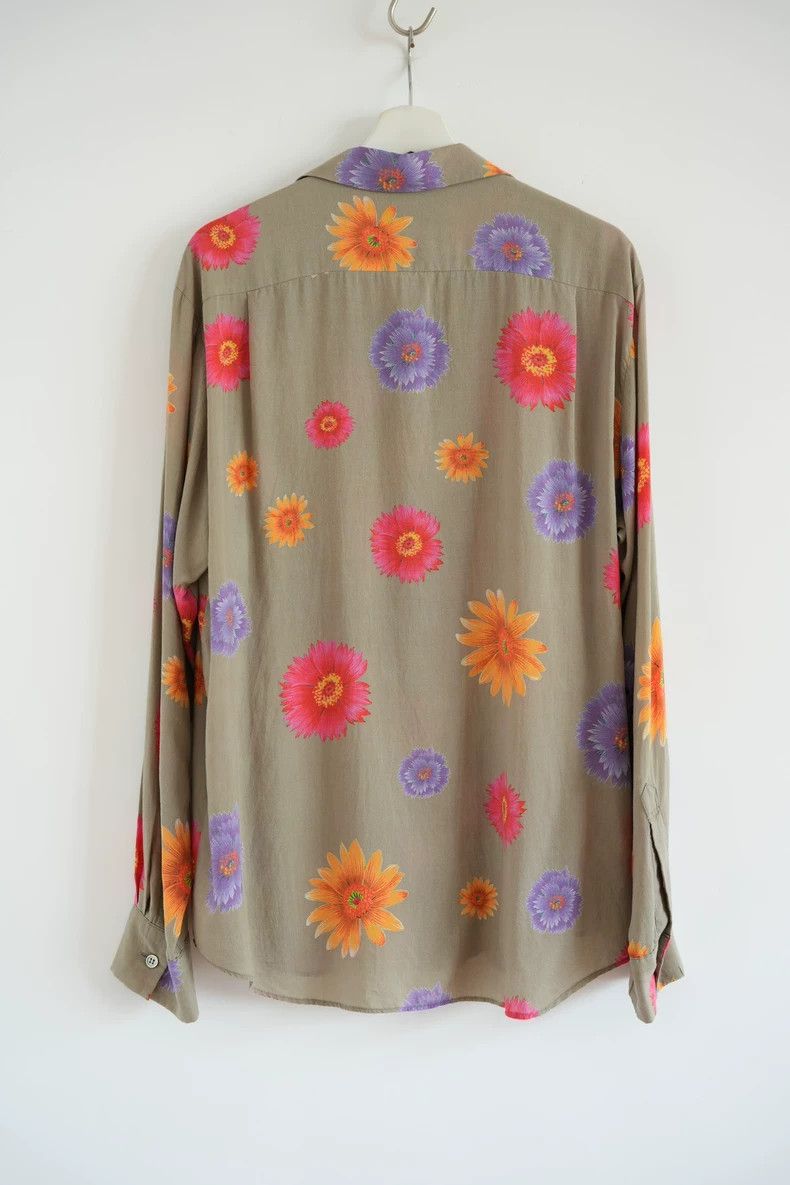 Yohji Yamamoto Yohji Yamamoto 02 SS full print floral shirt 2505-Nextarrow Size US L / EU 52-54 / 3 - 2 Thumbnail